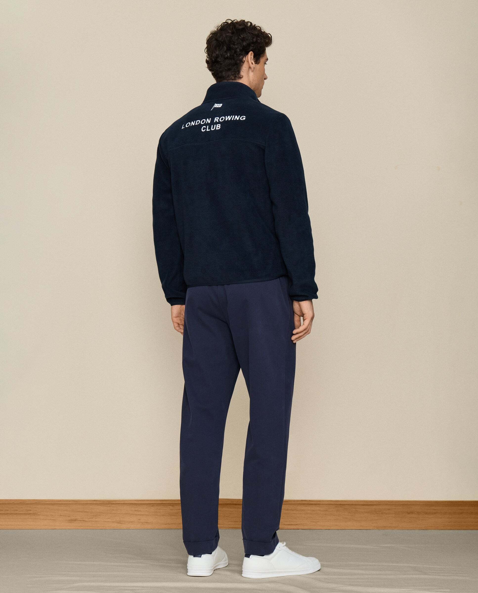 Sudadera de hombre polar con cremallera completa lrc - Hackett - Azul Azul-3