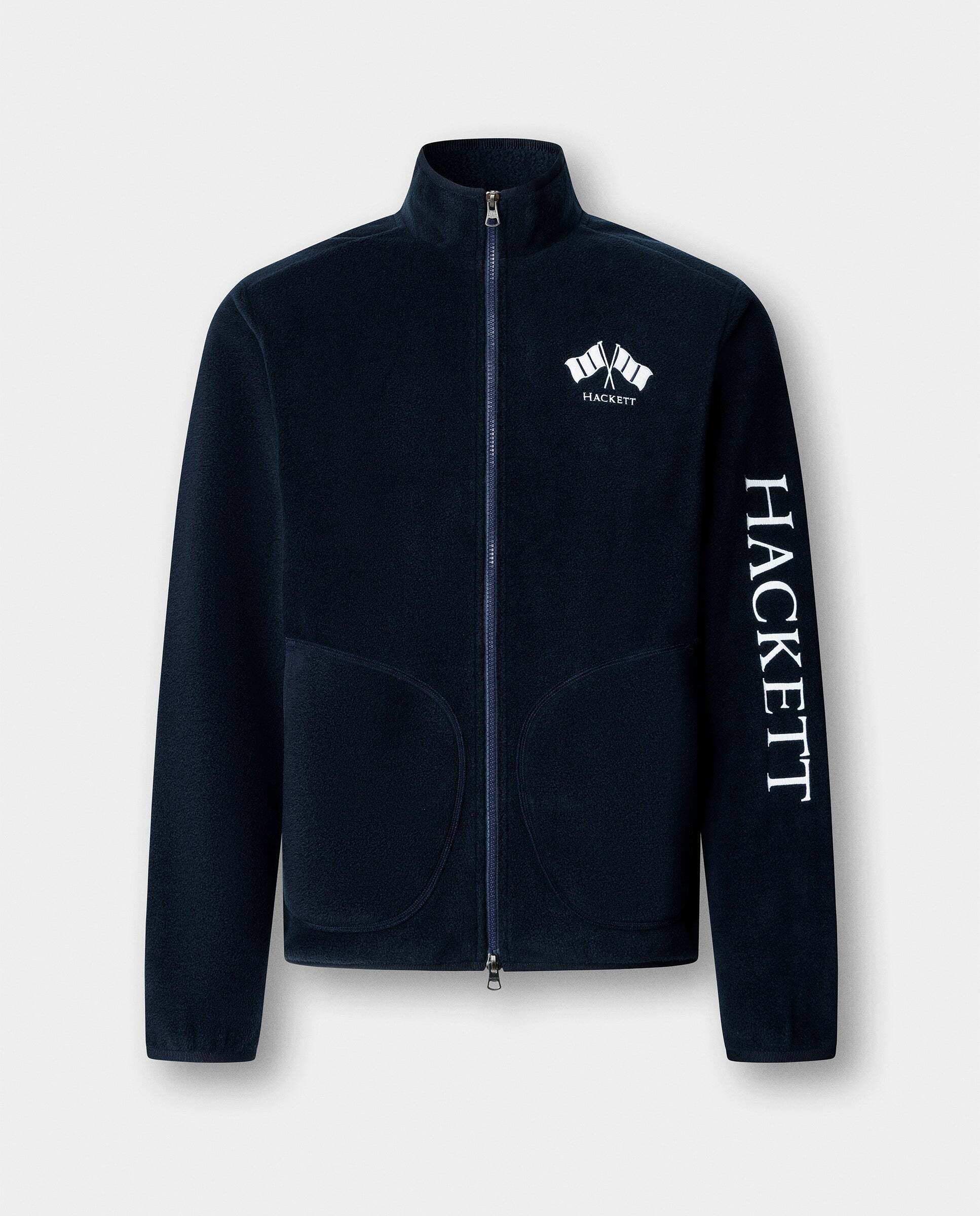 Sudadera de hombre polar con cremallera completa lrc - Hackett - Azul Azul-7