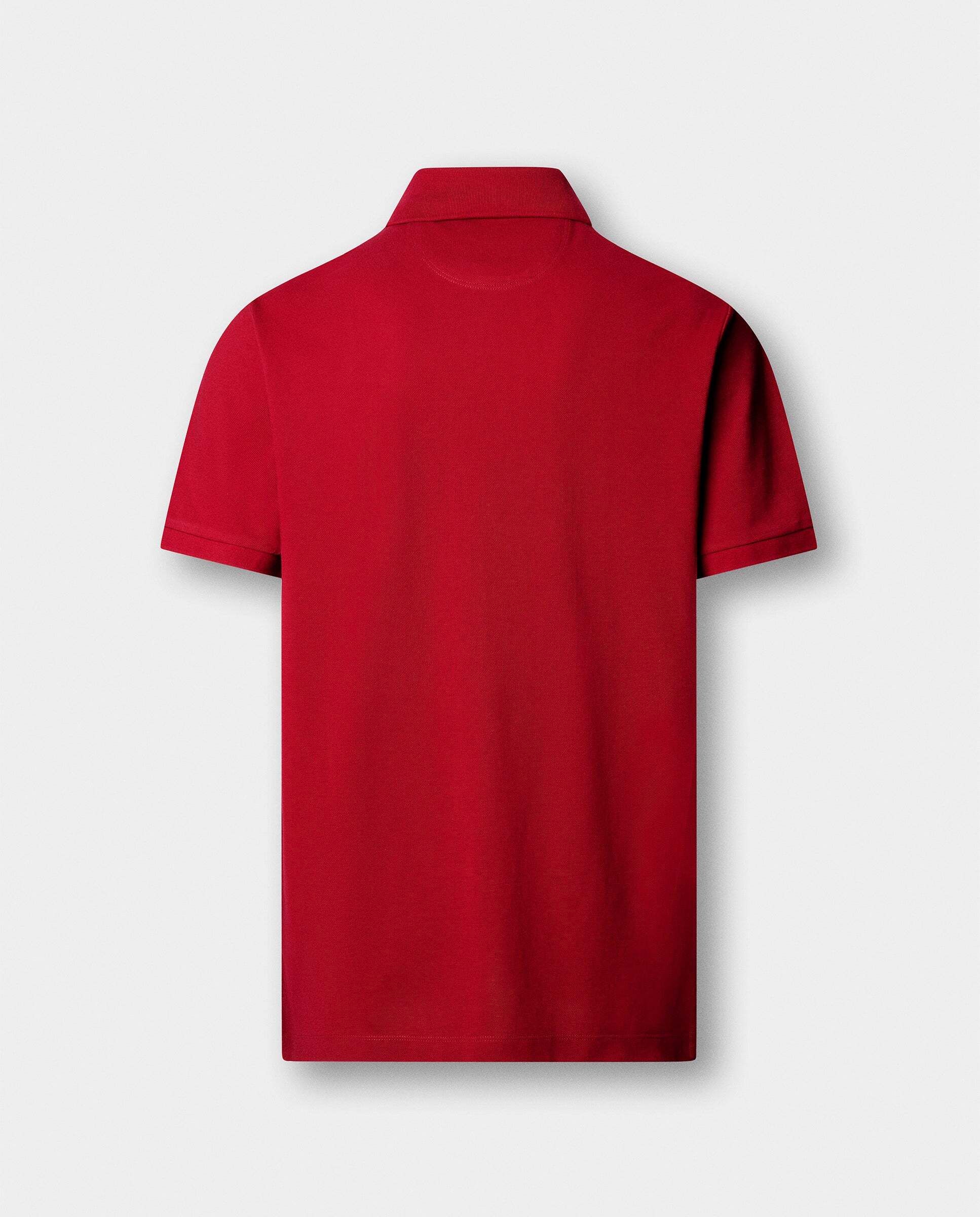 Polo de hombre manga corta con logo fit clásico - Hackett - Rojo Rojo-6
