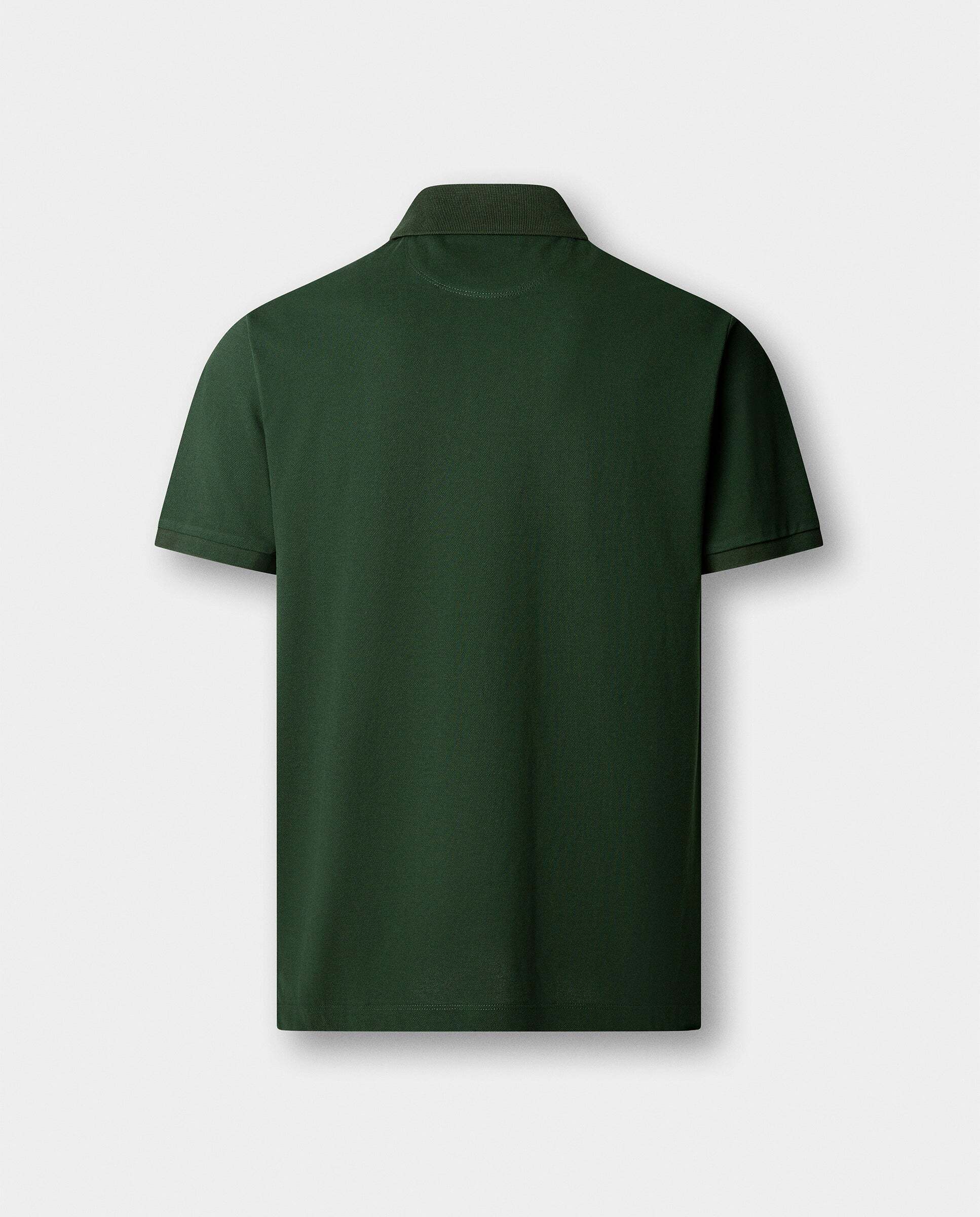 Polo de hombre manga corta con logo fit clásico - Hackett - Verde Verde-6