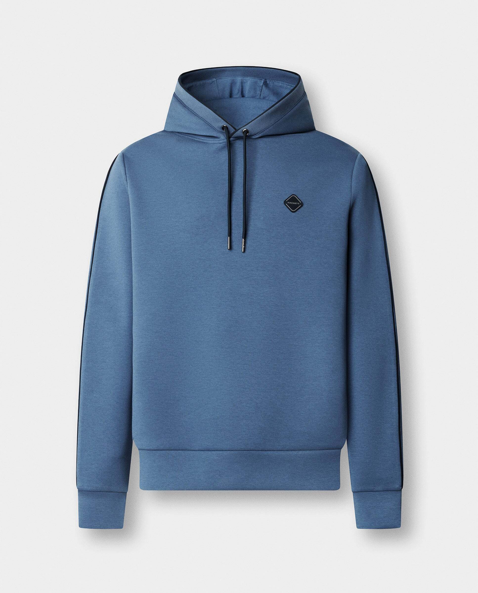 Sudadera de hombre con capucha y logo - Hackett - Añil Añil-7