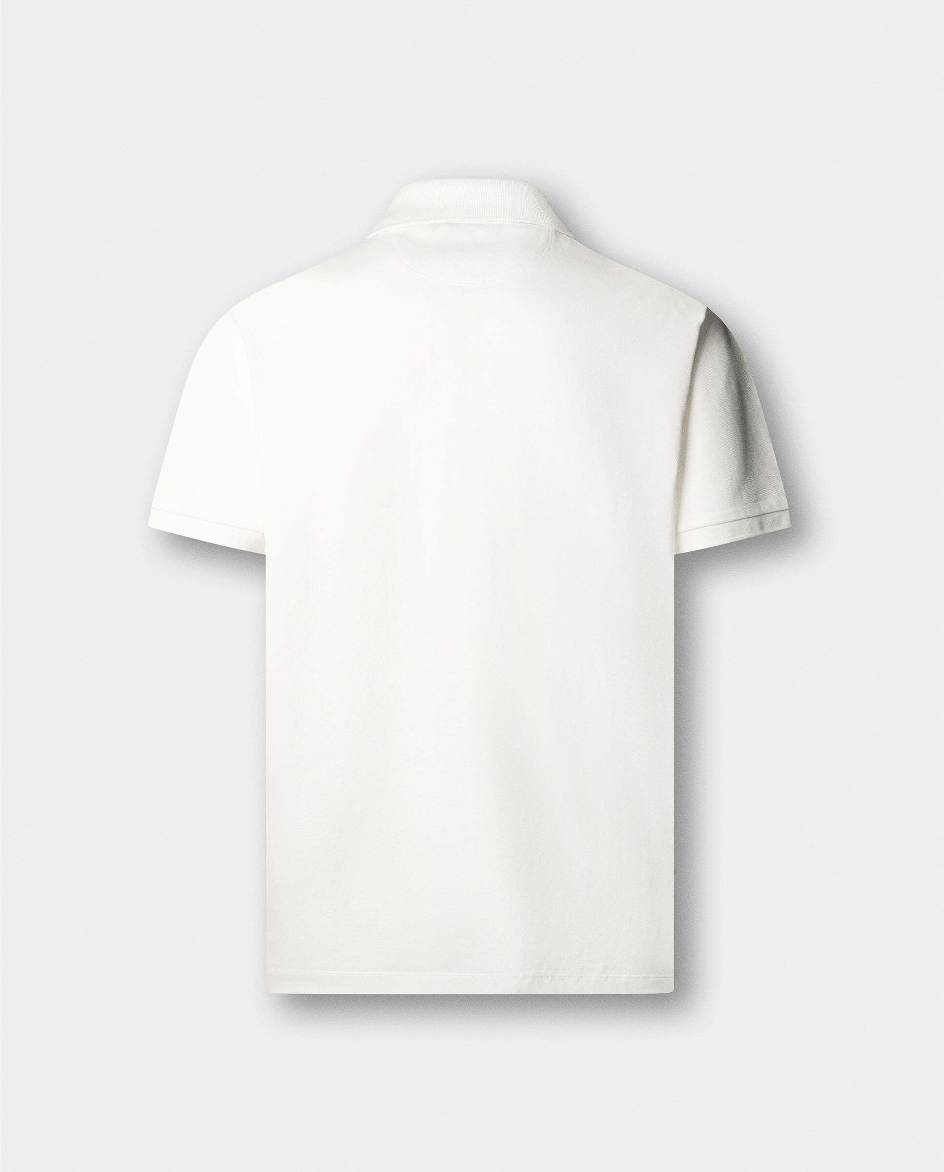 Polo de hombre manga corta con logo fit clásico - Hackett - Natural Natural-6