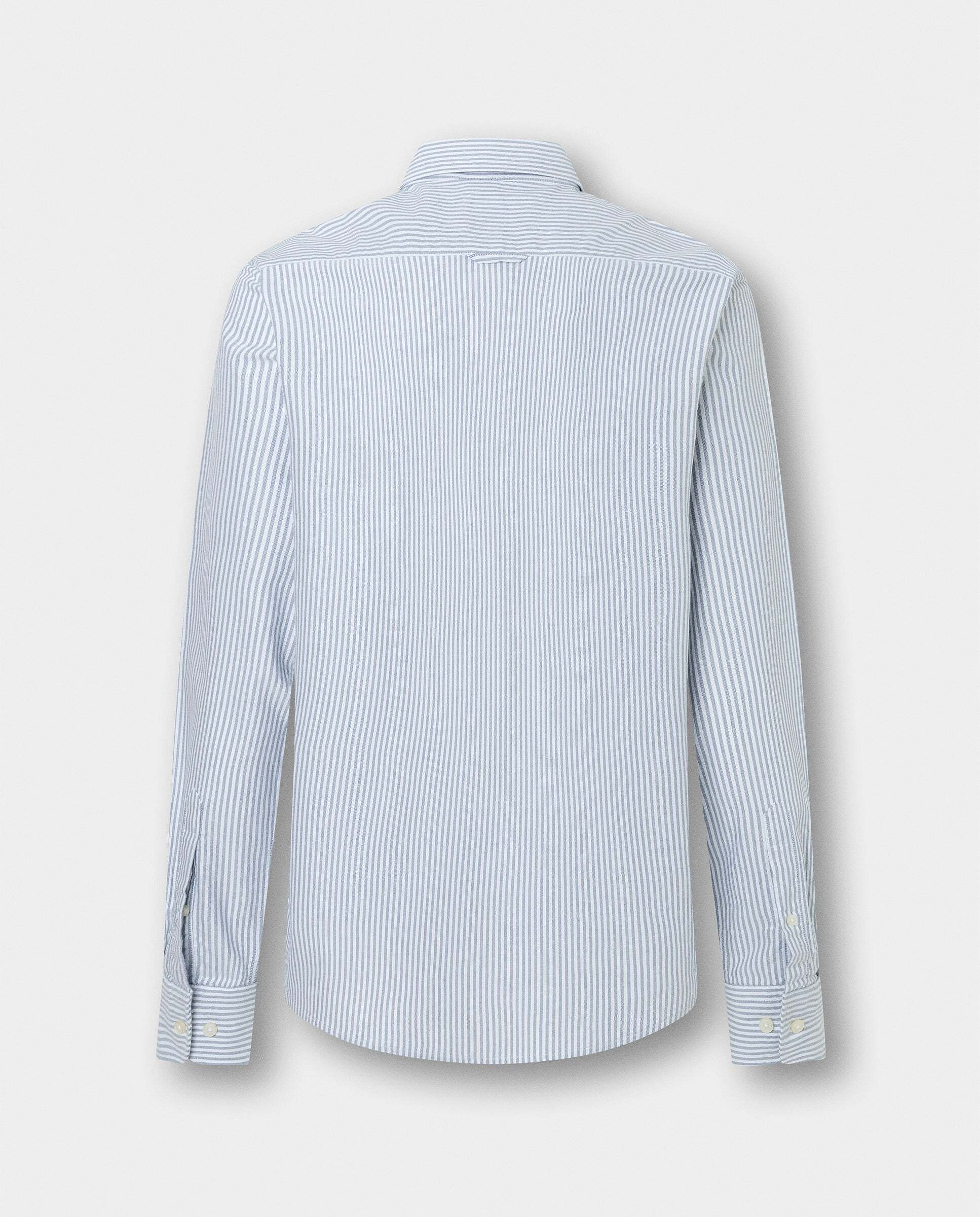 Camisa de hombre oxford de rayas fit clásico - Hackett - Azul marino Azul marino-6