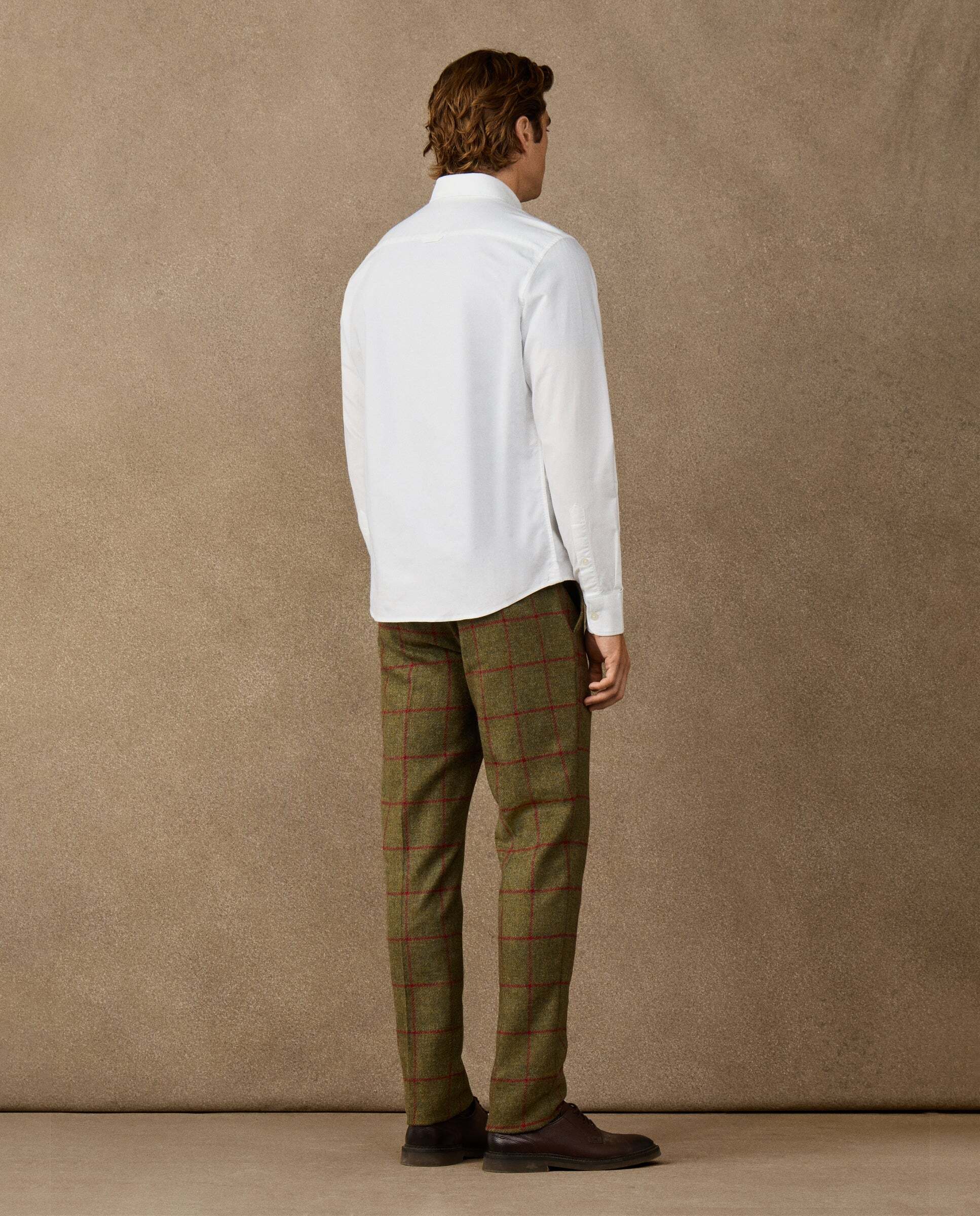 Camisa de hombre oxford lisa fit clásico - Hackett - Blanco Blanco-3