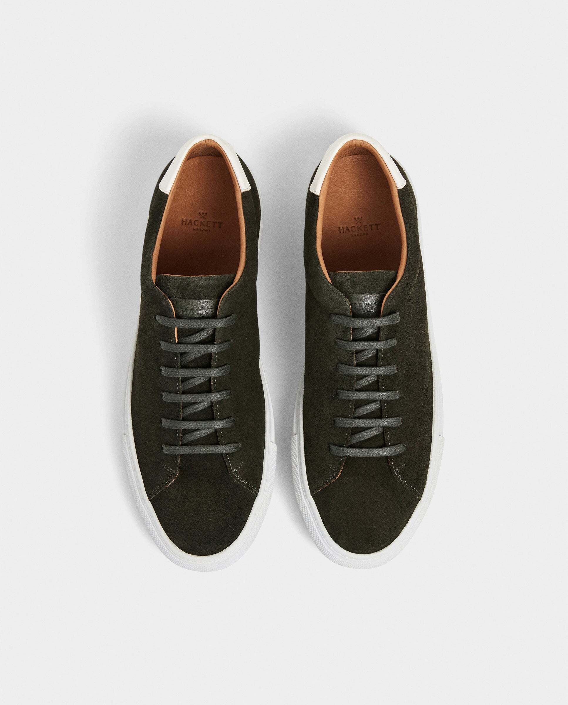 Zapatillas de ante idol - Hackett - Kaki Verde oscuro-3