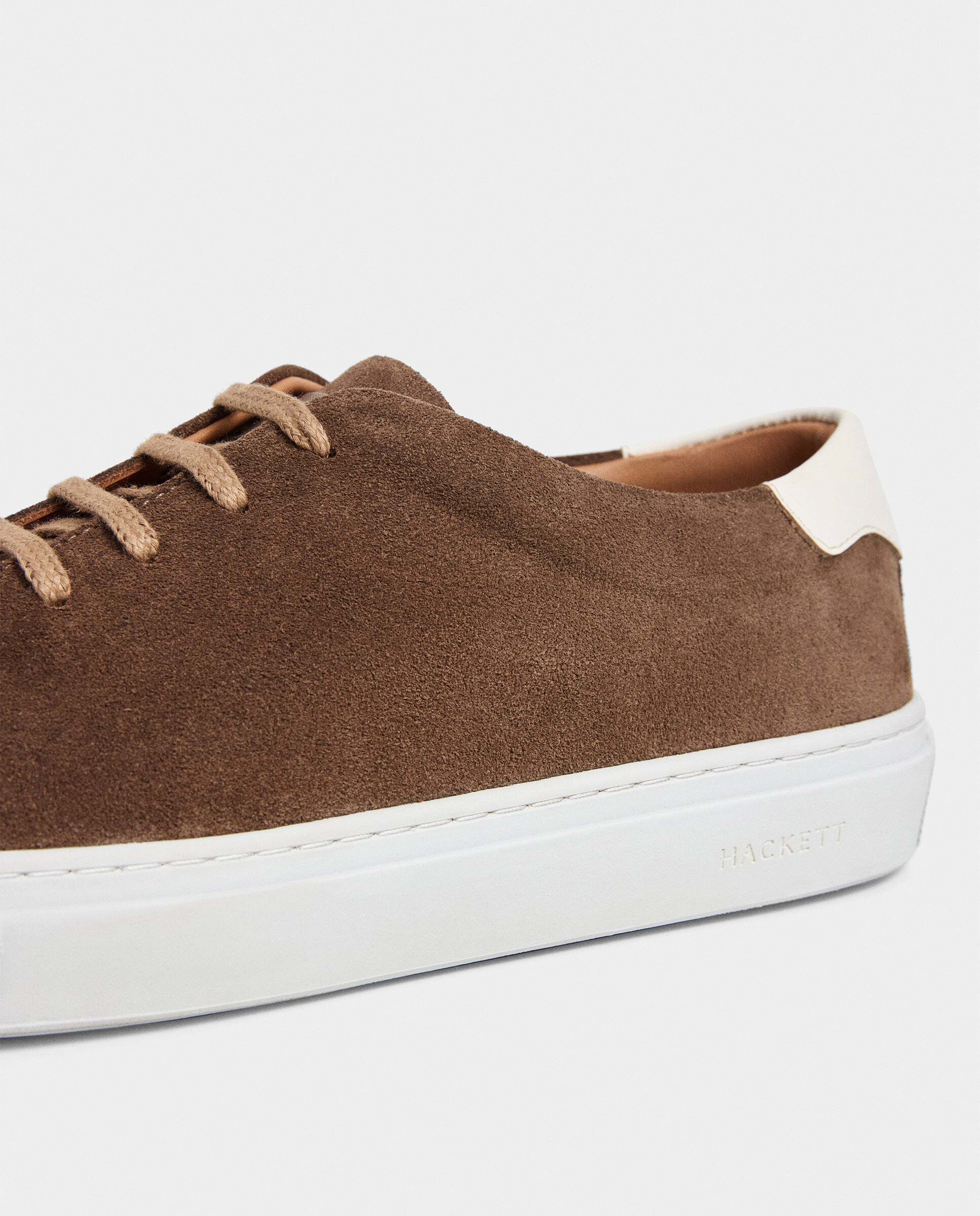 Zapatillas de ante idol - Hackett - Marrón Marrón-5