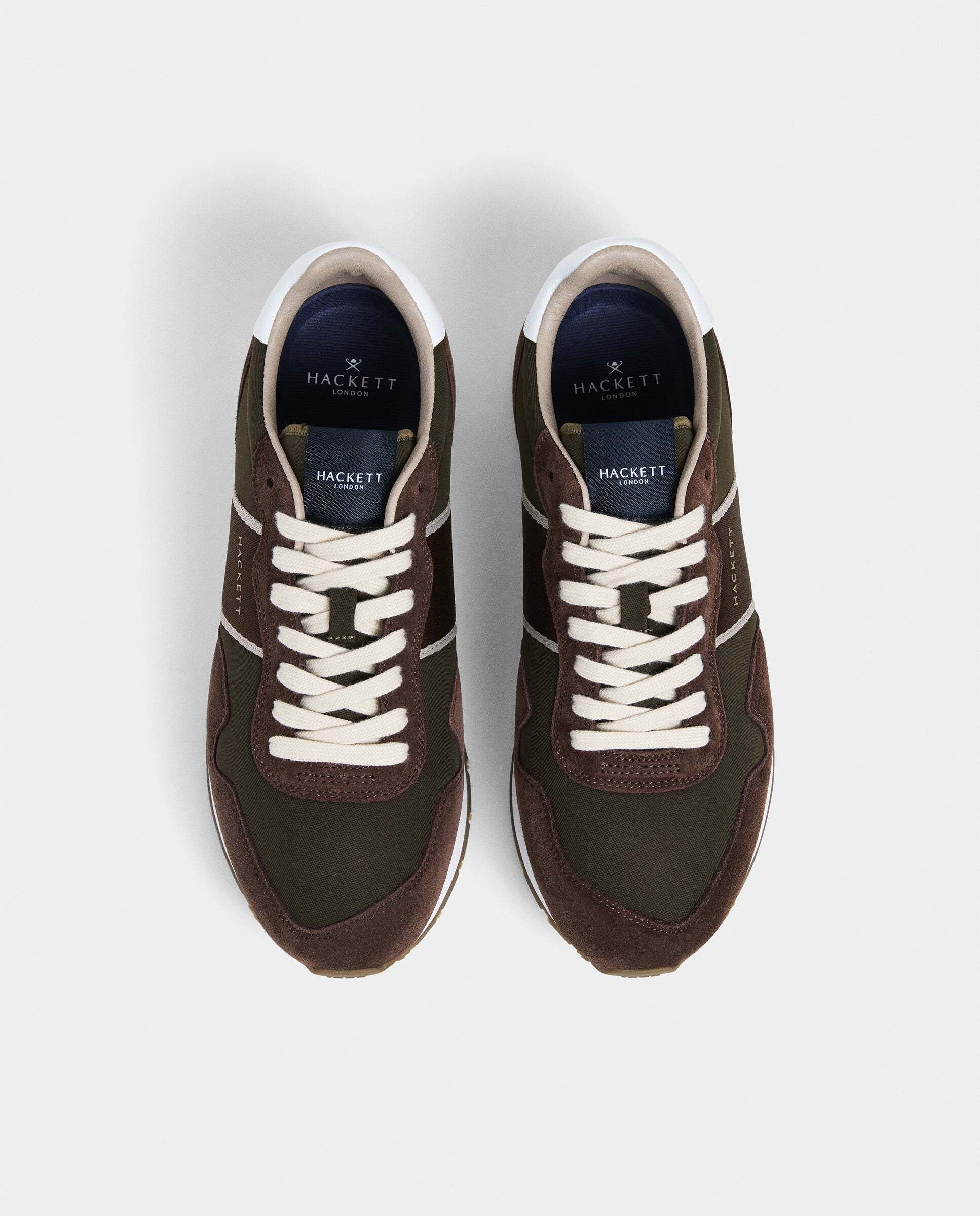 Zapatillas deportivas de hombre Kenston Symbol estilo running - Hackett - Verde oscuro Verde oscuro-3