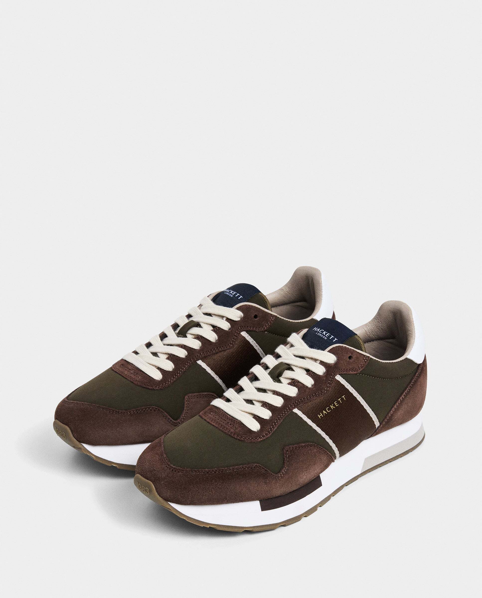 Zapatillas deportivas de hombre Kenston Symbol estilo running - Hackett - Verde oscuro Verde oscuro-2