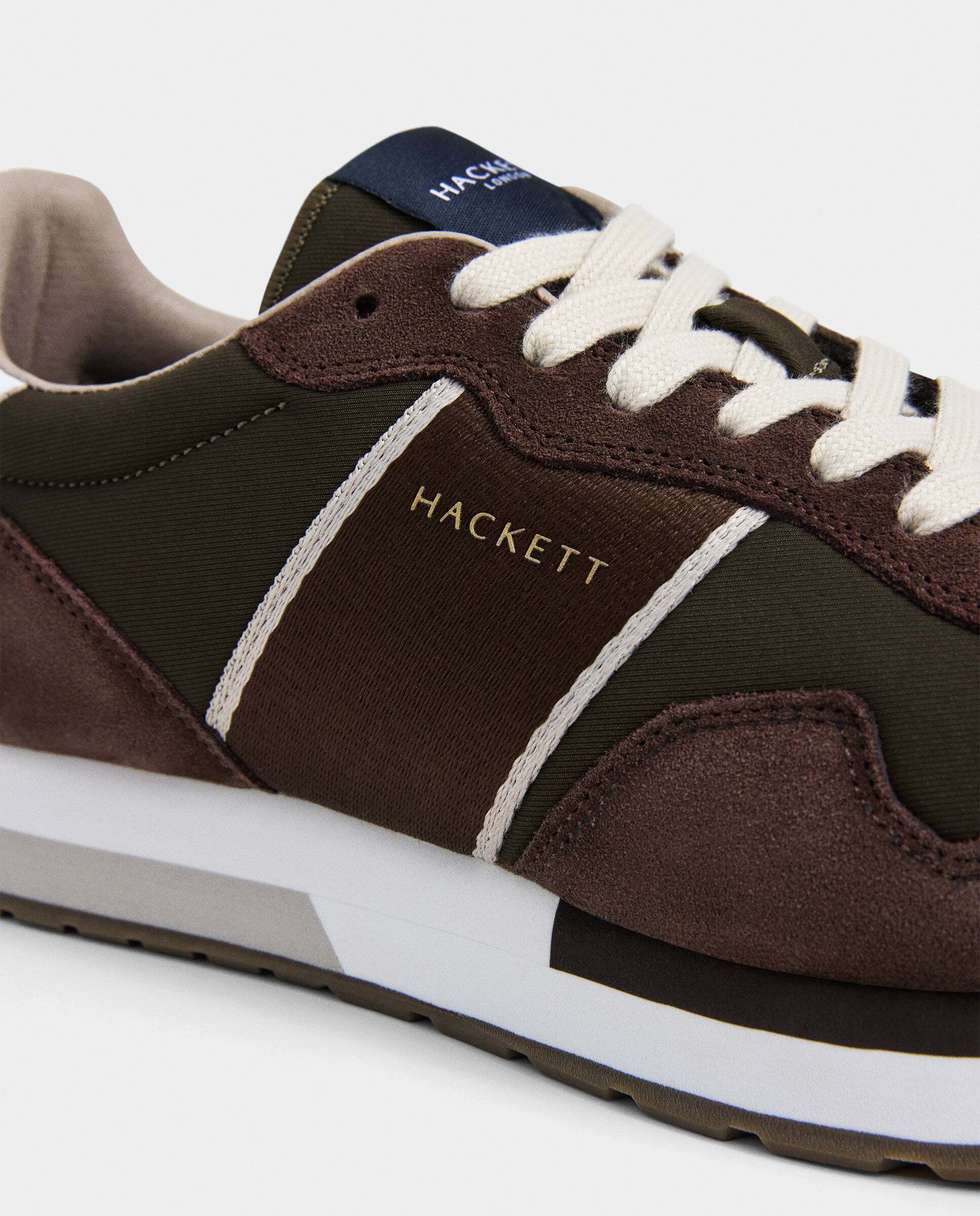 Zapatillas deportivas de hombre Kenston Symbol estilo running - Hackett - Verde oscuro Verde oscuro-5