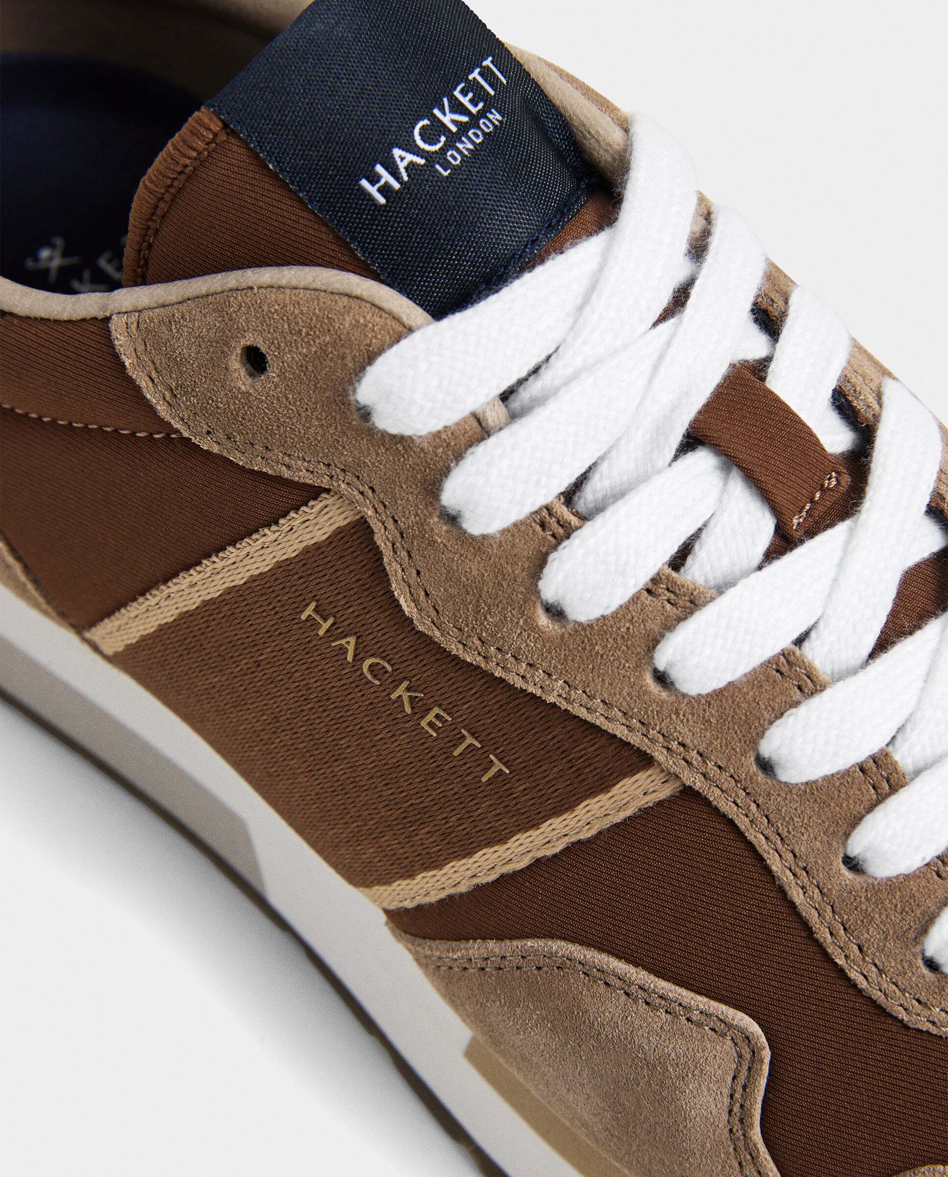 Zapatillas deportivas de hombre Kenston Symbol estilo running - Hackett - Nuez Nuez-5