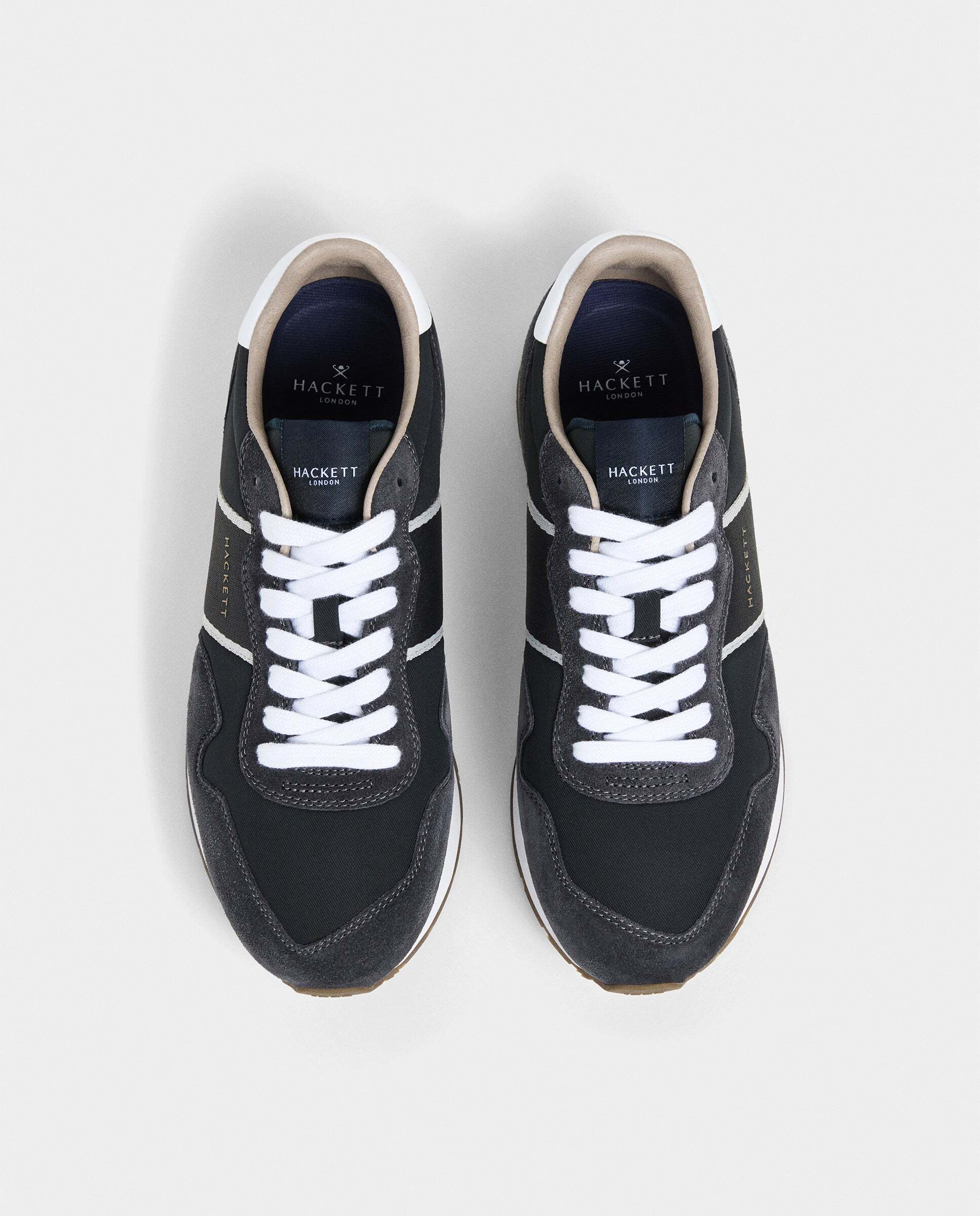Zapatillas deportivas de hombre Kenston Symbol estilo running - Hackett - Marrón oscuro Marrón oscuro-3