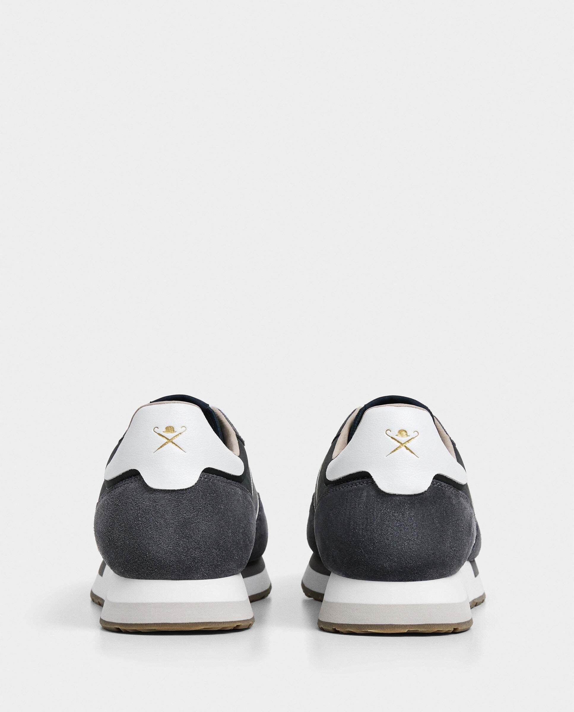 Zapatillas deportivas de hombre Kenston Symbol estilo running - Hackett - Marrón oscuro Marrón oscuro-4