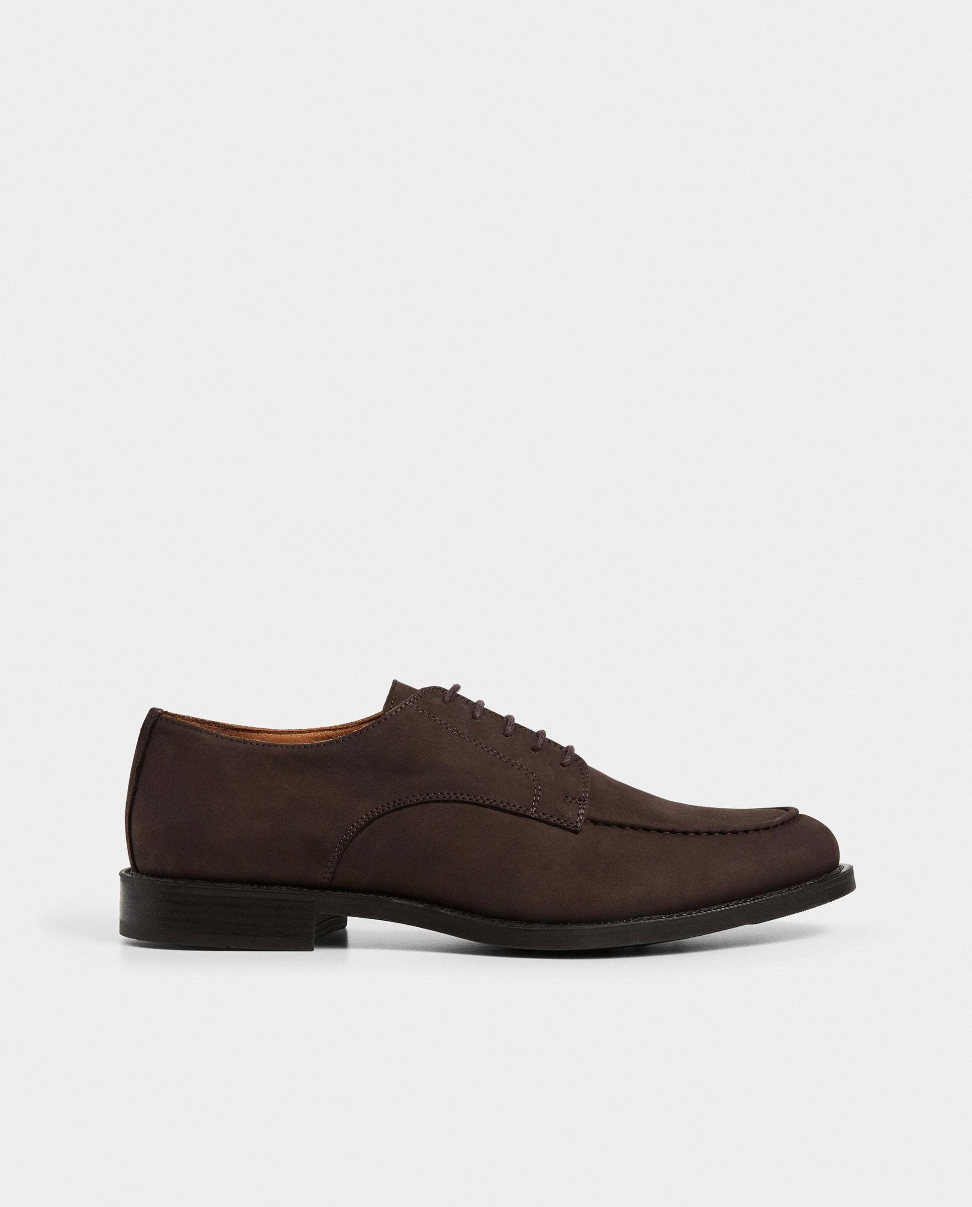 Zapatos derby de nobuk hampton - Hackett - Marrón oscuro Marrón oscuro-1