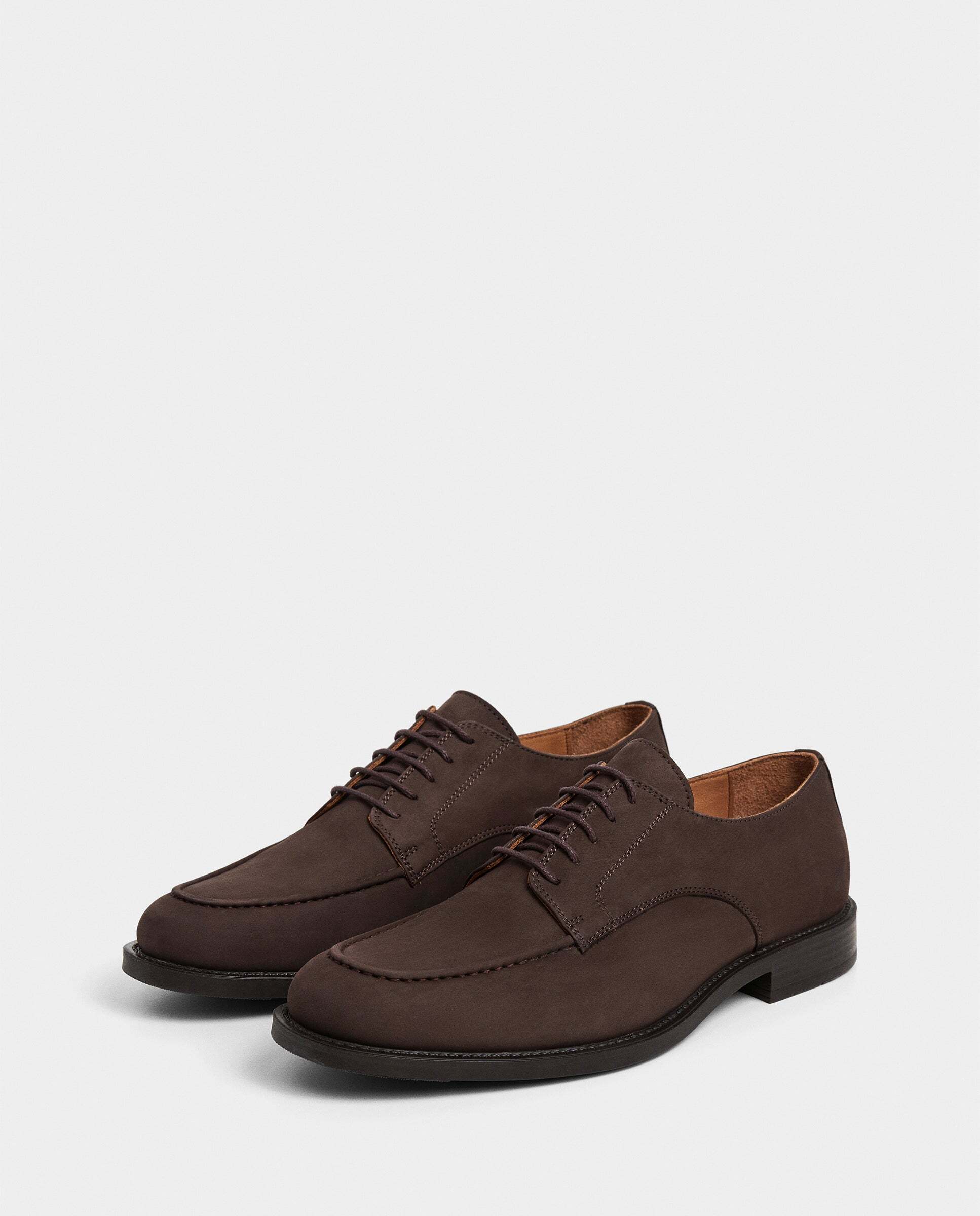 Zapatos derby de nobuk hampton - Hackett - Marrón oscuro Marrón oscuro-2