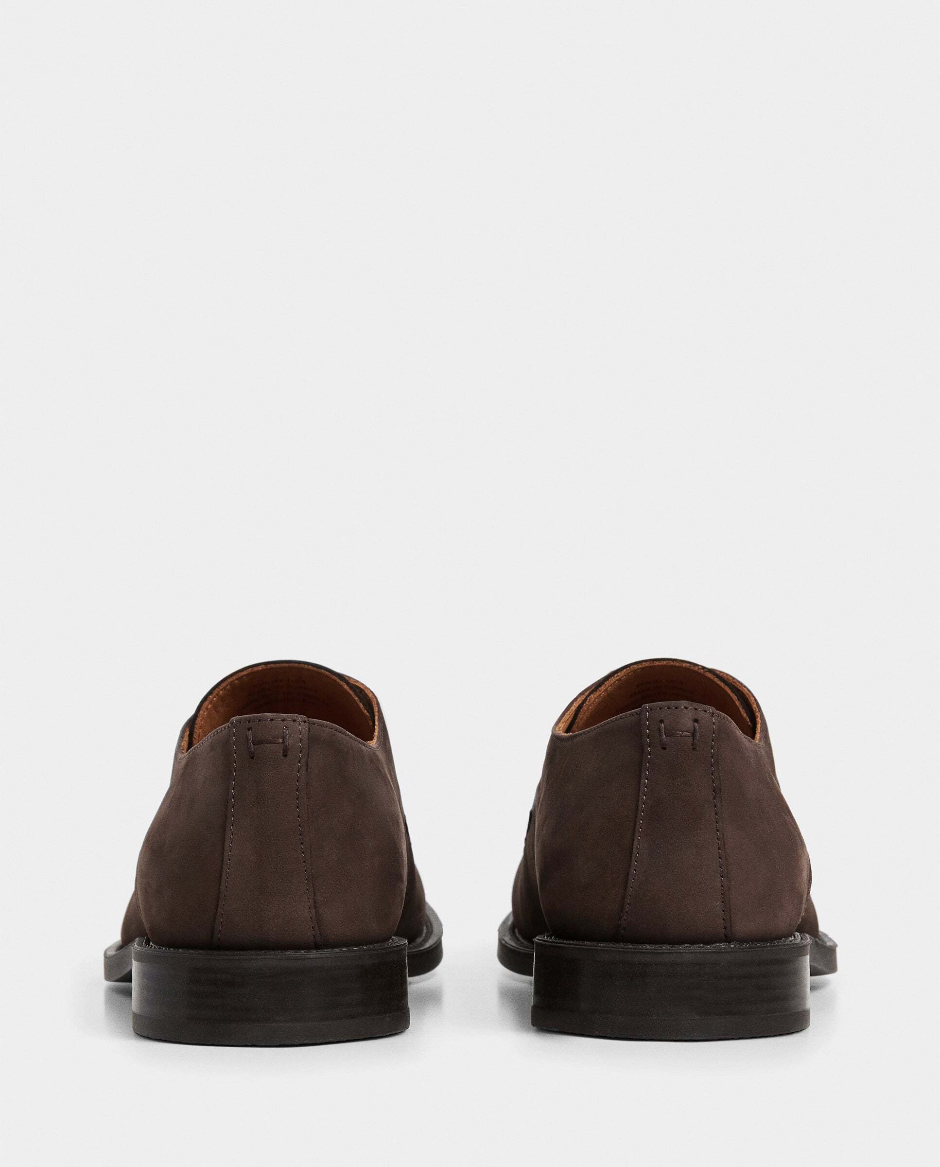 Zapatos derby de nobuk hampton - Hackett - Marrón oscuro Marrón oscuro-4