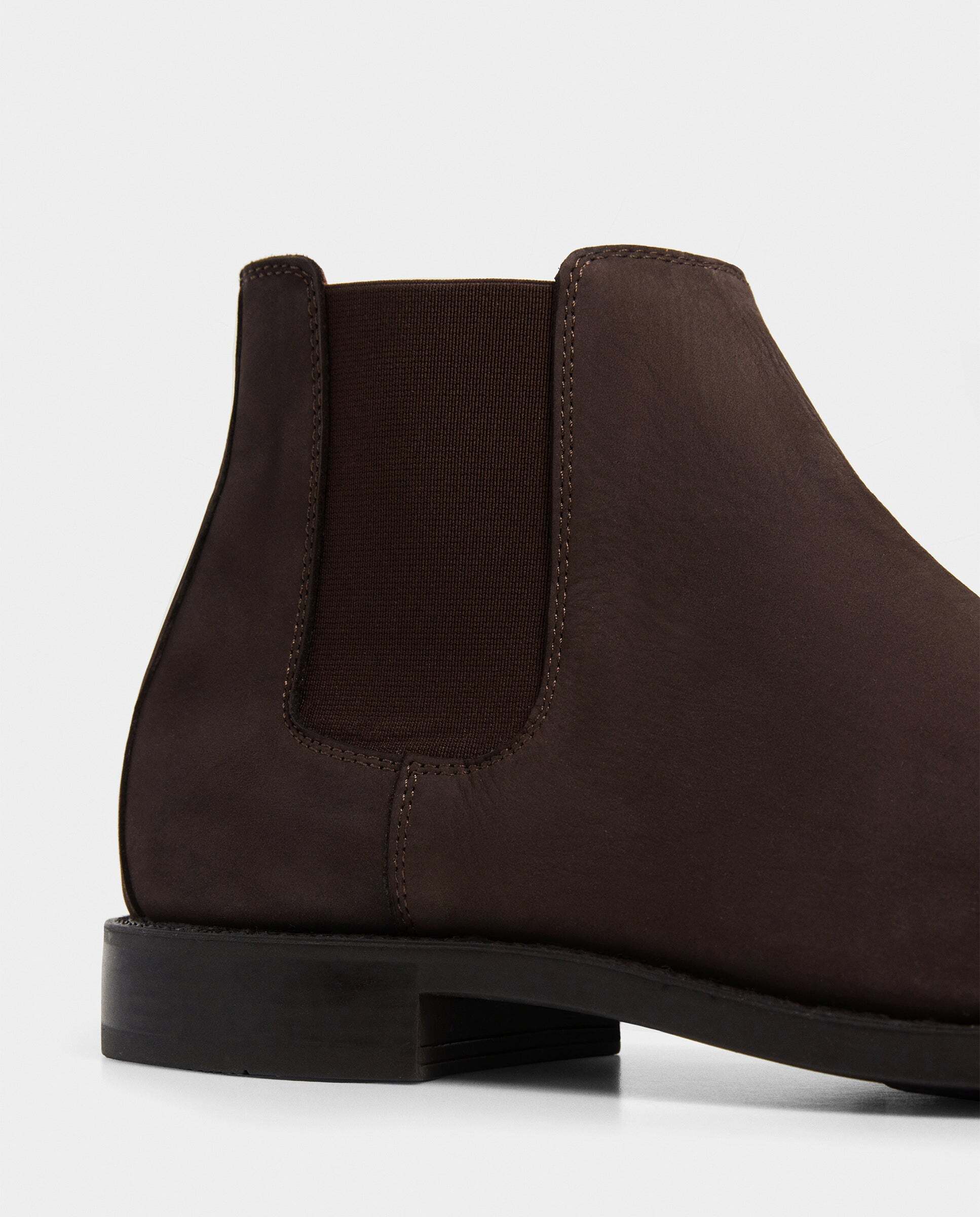 Botas de hombre chelsea de ante hampton - Hackett - Marrón oscuro Marrón oscuro-5