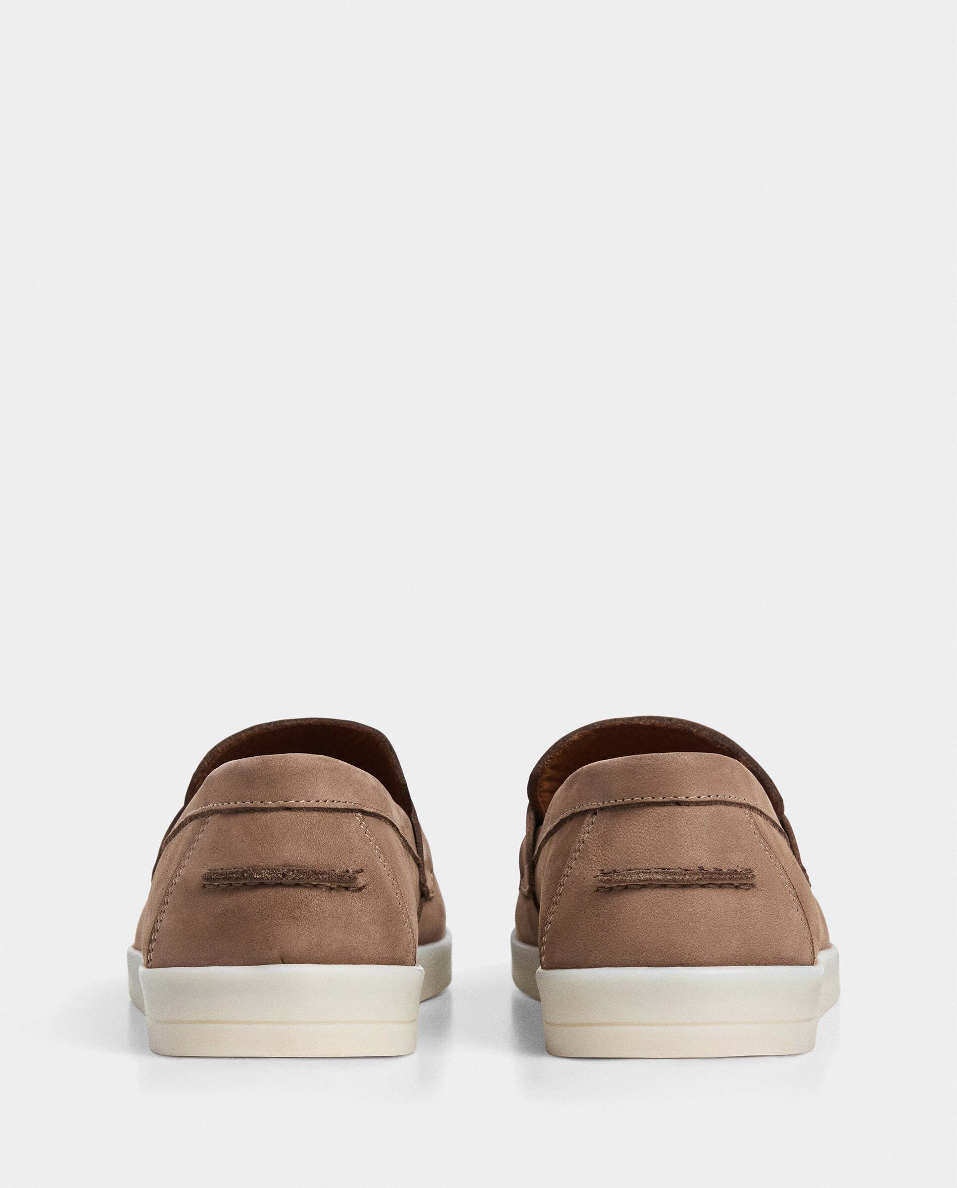Mocasines martin nubuck con tira en empeine - Hackett - Natural Natural-4