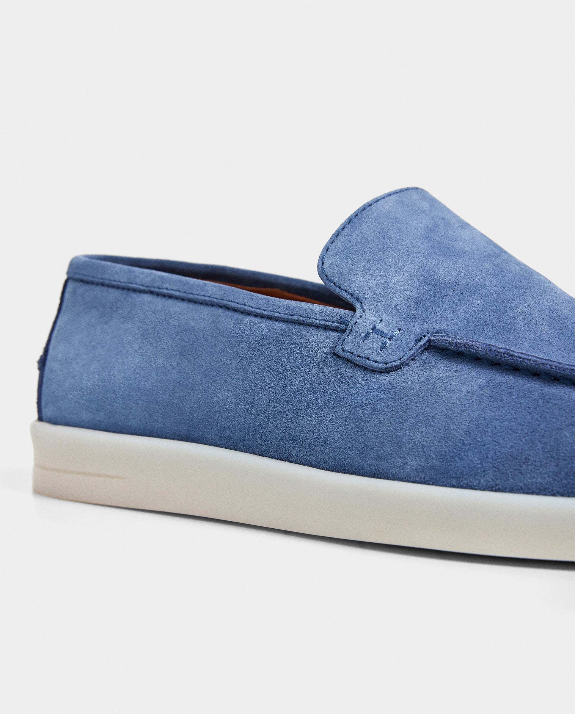 Imagen 5 de Mocasines de ante martins - Hackett - Azul Azul
