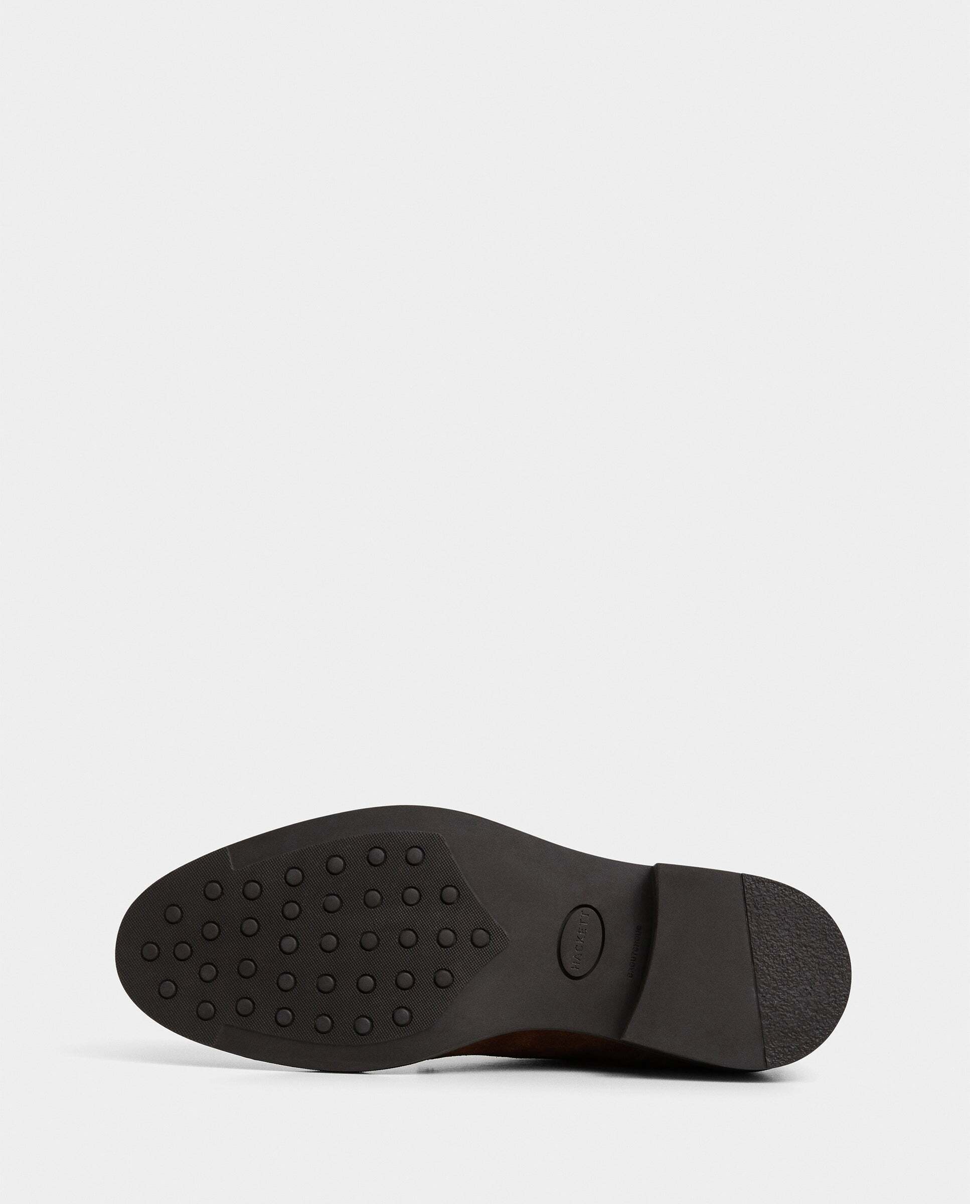 Zapatos monk de ante hampton - Hackett - Naranja Naranja-6