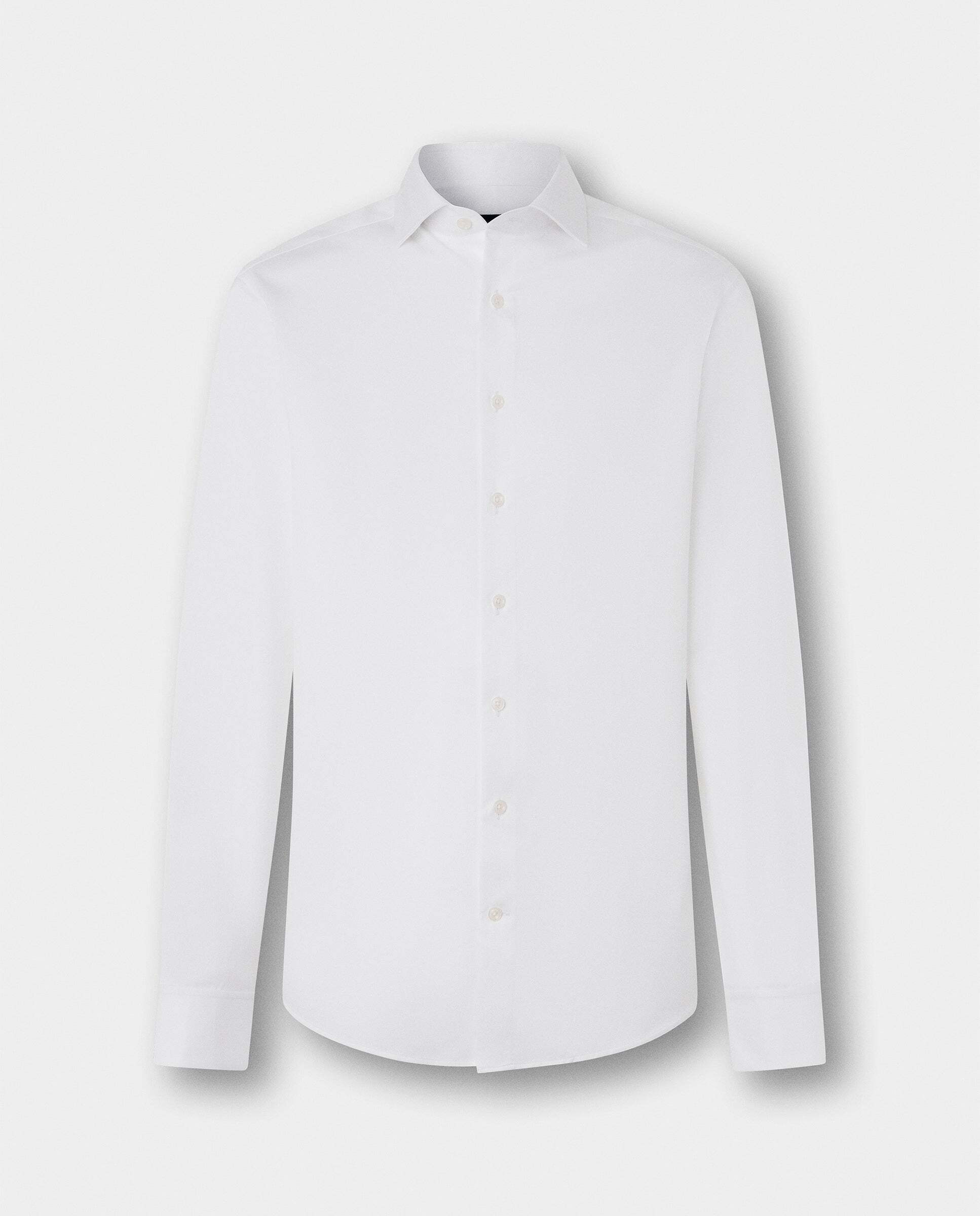 Camisa de hombre formal en espiga fit tailored - Hackett - Blanco Blanco-7