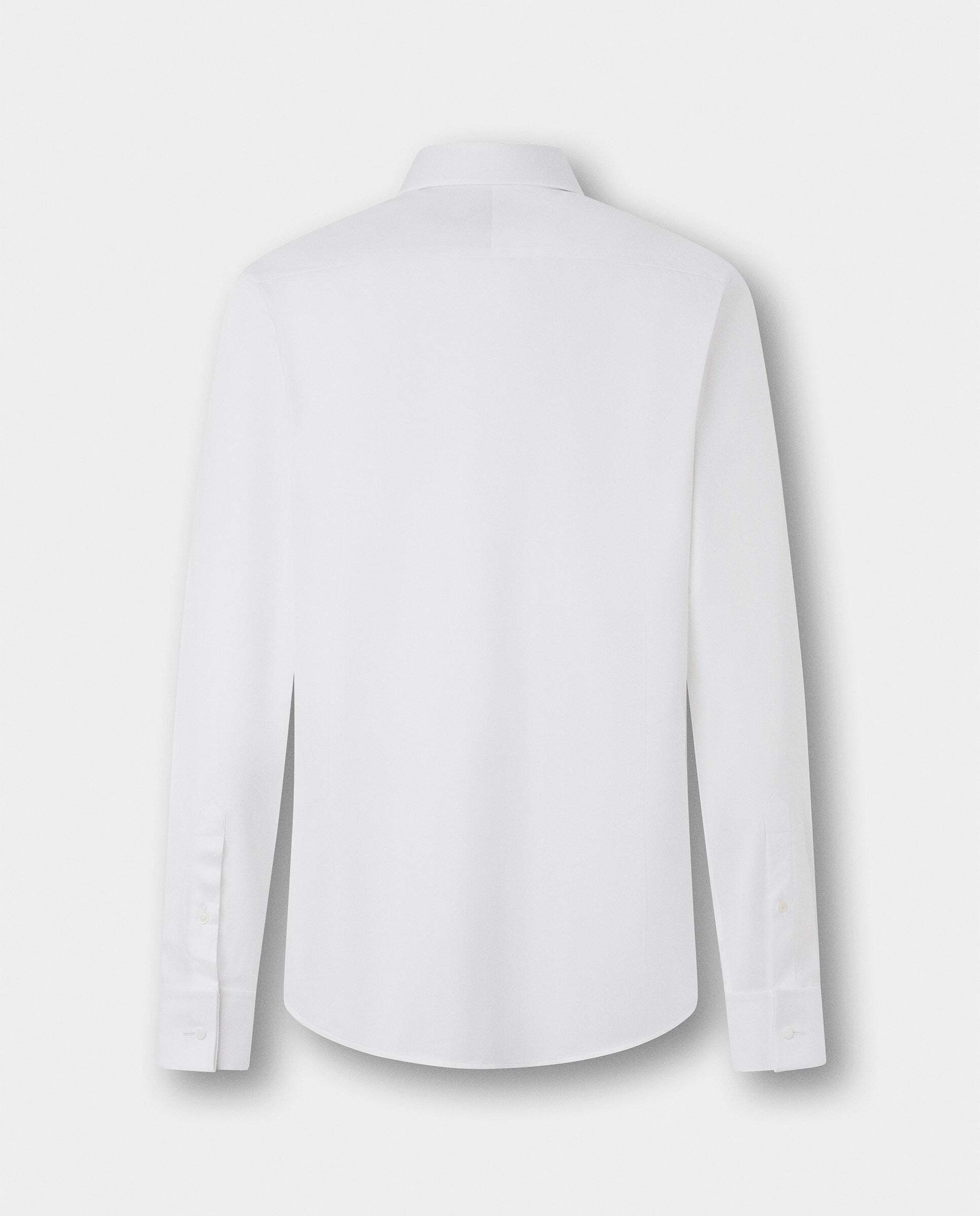 Camisa de hombre formal en espiga fit tailored - Hackett - Blanco Blanco-6