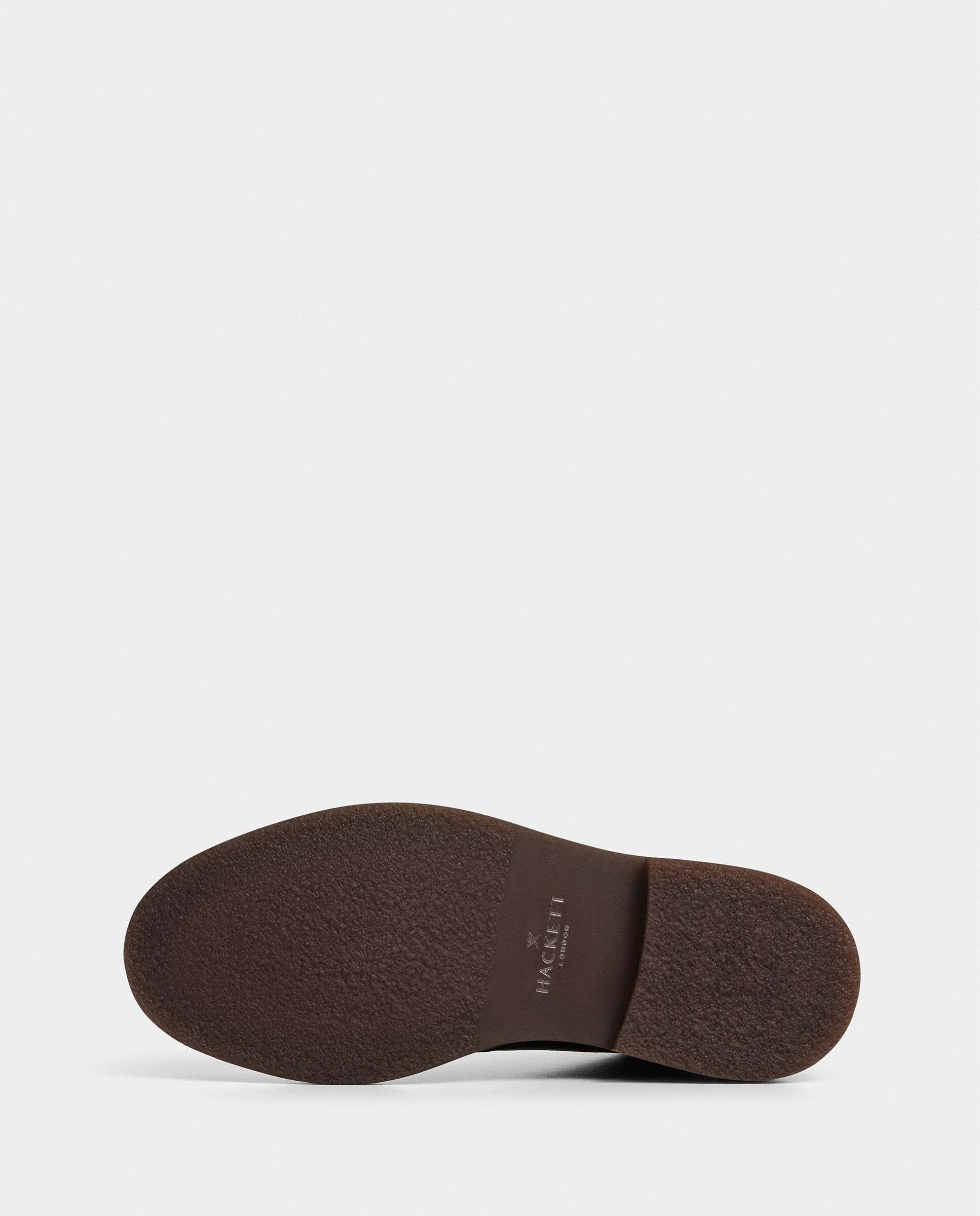Imagen 6 de Botines de hombre chukka de piel elsted - Hackett - Marrón oscuro Marrón oscuro