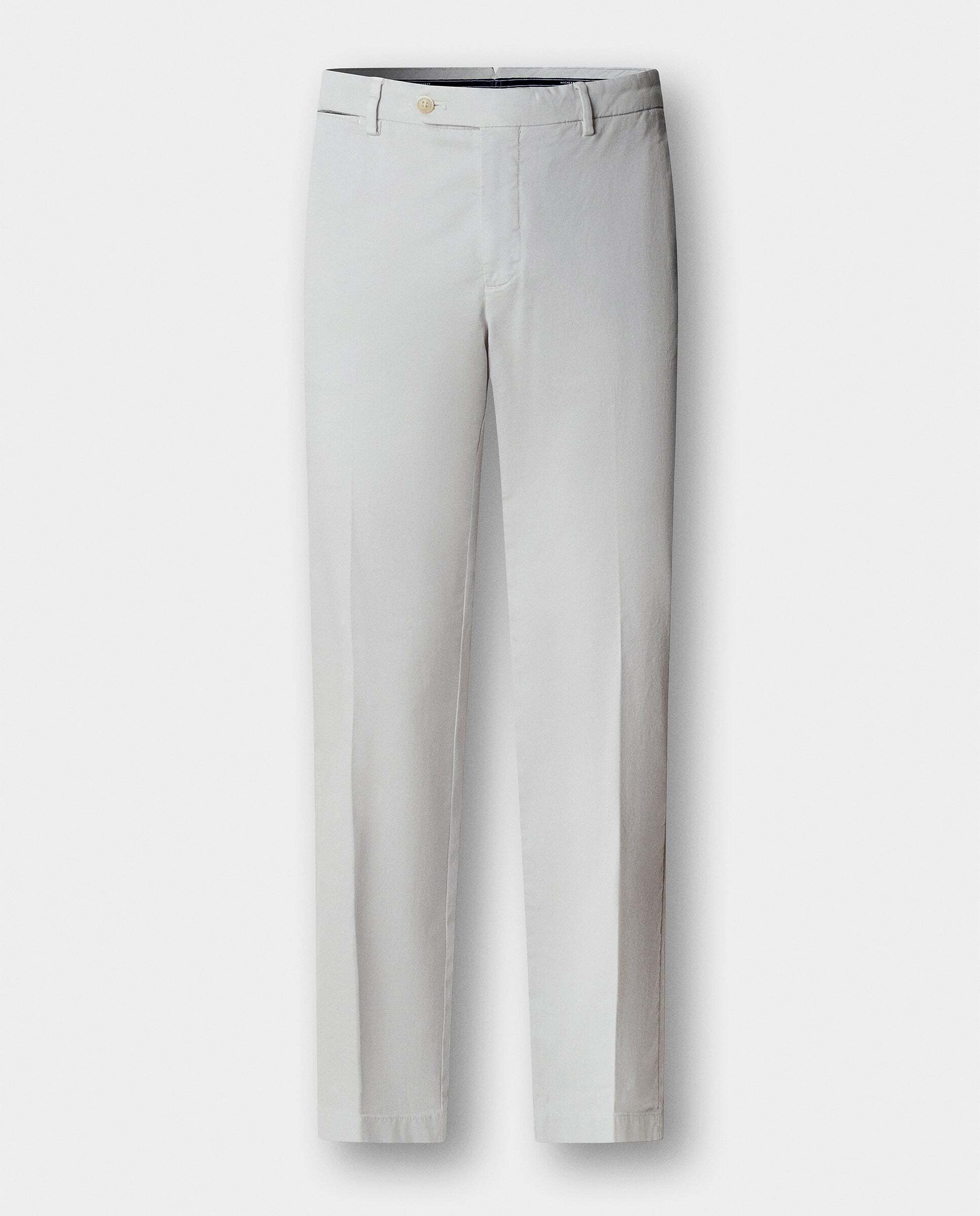 Chino sanderson algodón elástico fit tailored - Hackett - Gris Gris-6