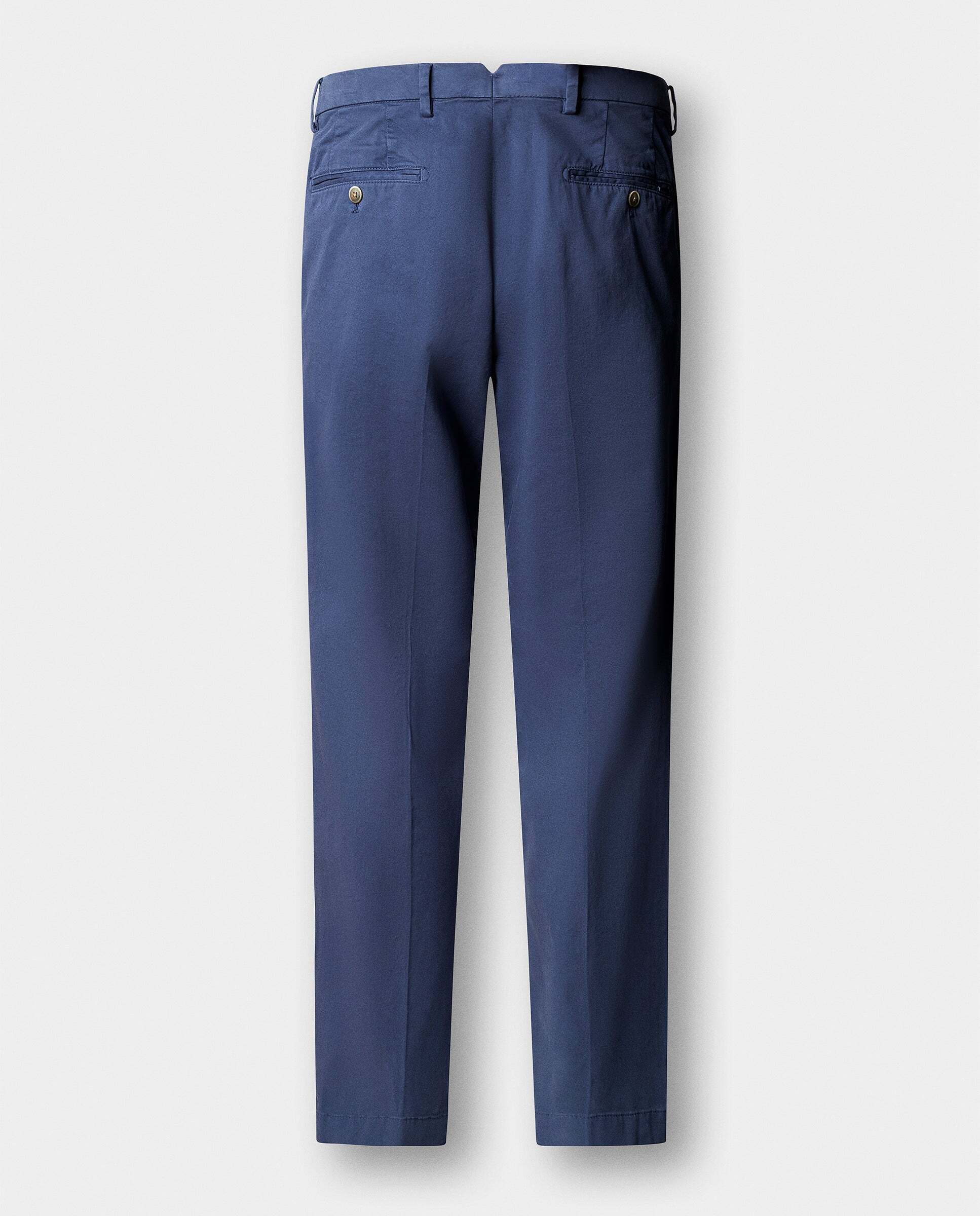 Chino sanderson algodón elástico fit tailored - Hackett - Azul Azul-5