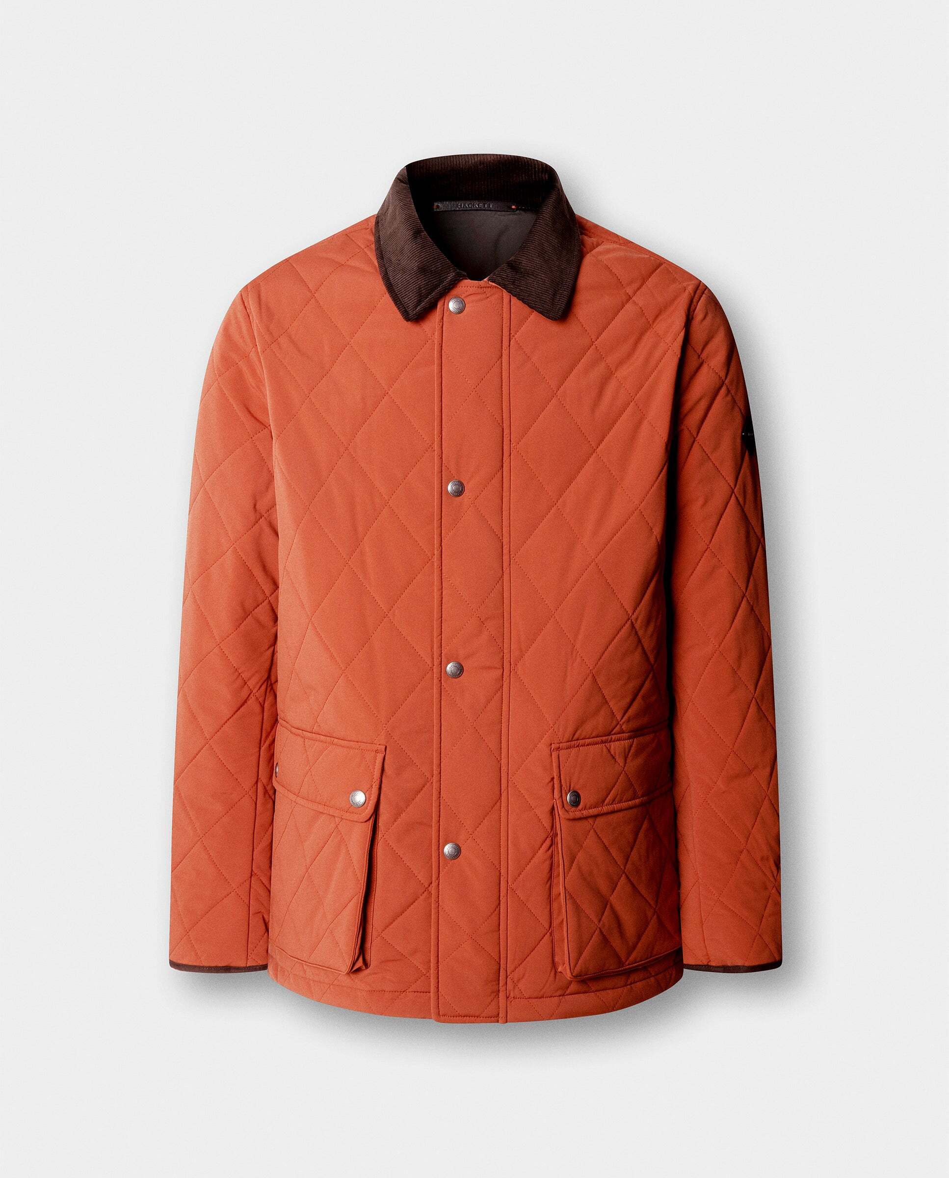 Chaqueta de hombre acolchada - Hackett - Naranja Naranja-7