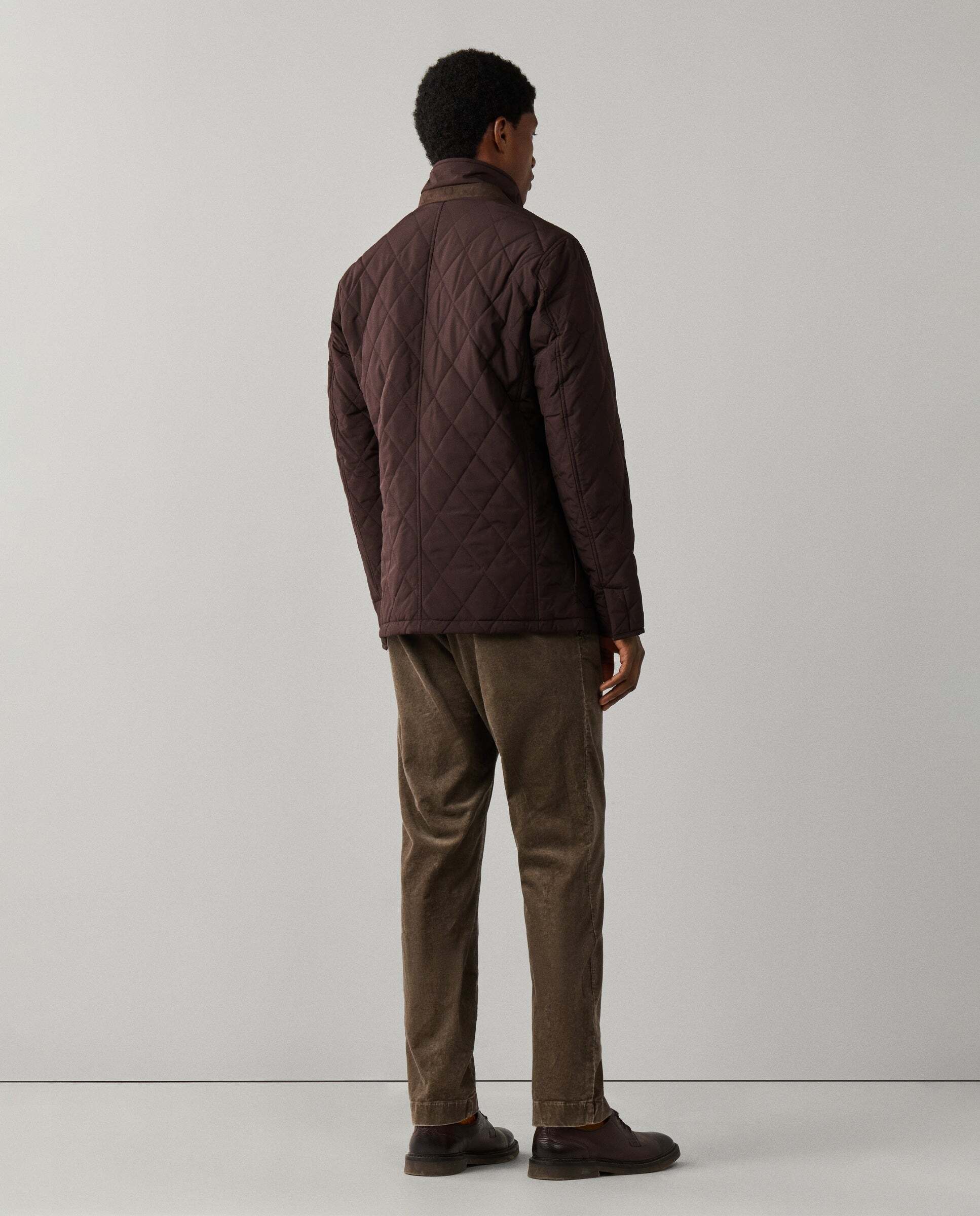 Chaqueta de hombre paddock - Hackett - Ébano Ébano-3