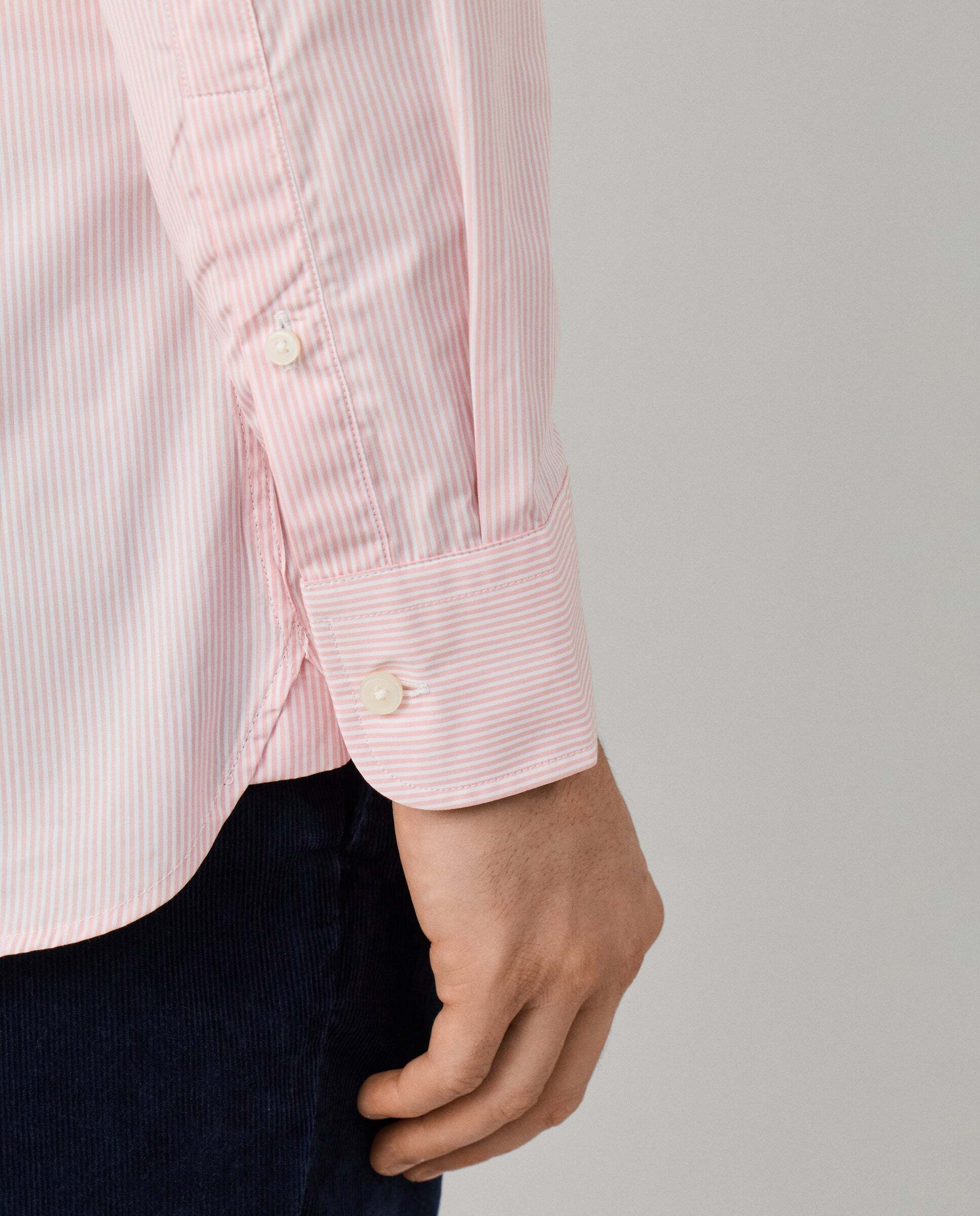 Imagen 5 de Camisa de hombre rayas city deck fit tailored - Hackett - Rosa Rosa