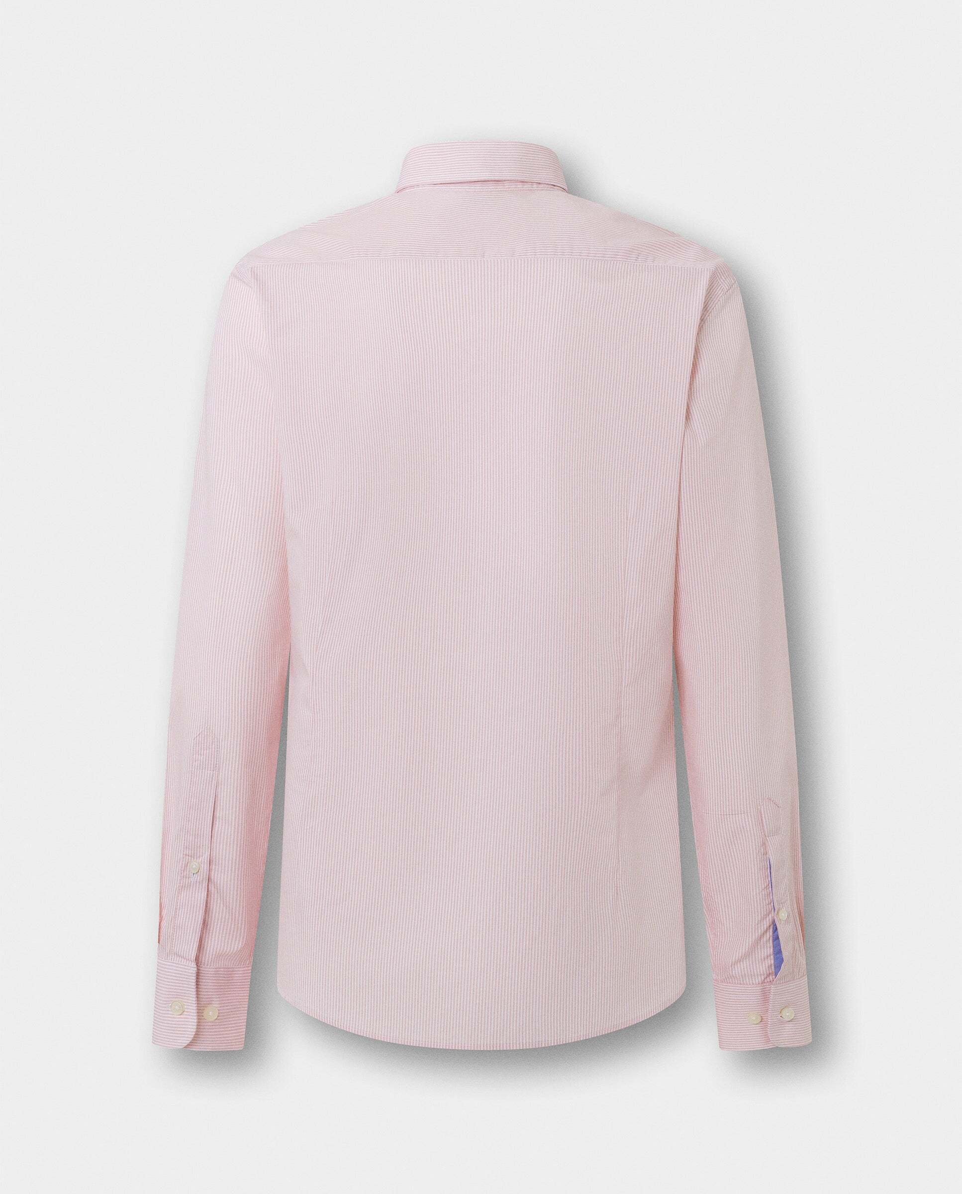 Imagen 7 de Camisa de hombre rayas city deck fit tailored - Hackett - Rosa Rosa