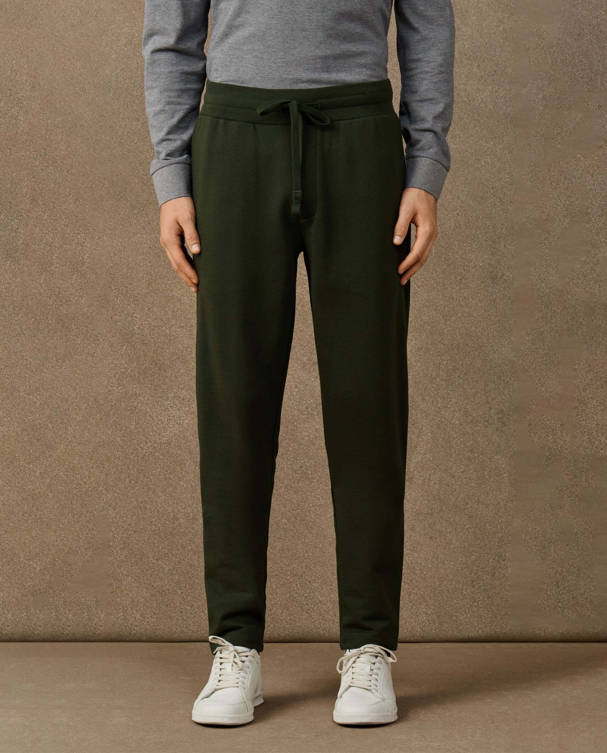 Jogger de felpa con logo - Hackett - Verde Verde-1