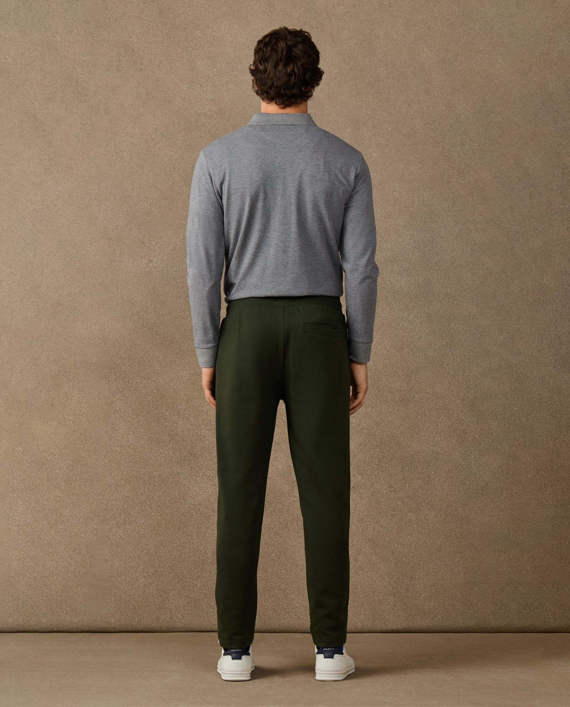 Jogger de felpa con logo - Hackett - Verde Verde-3