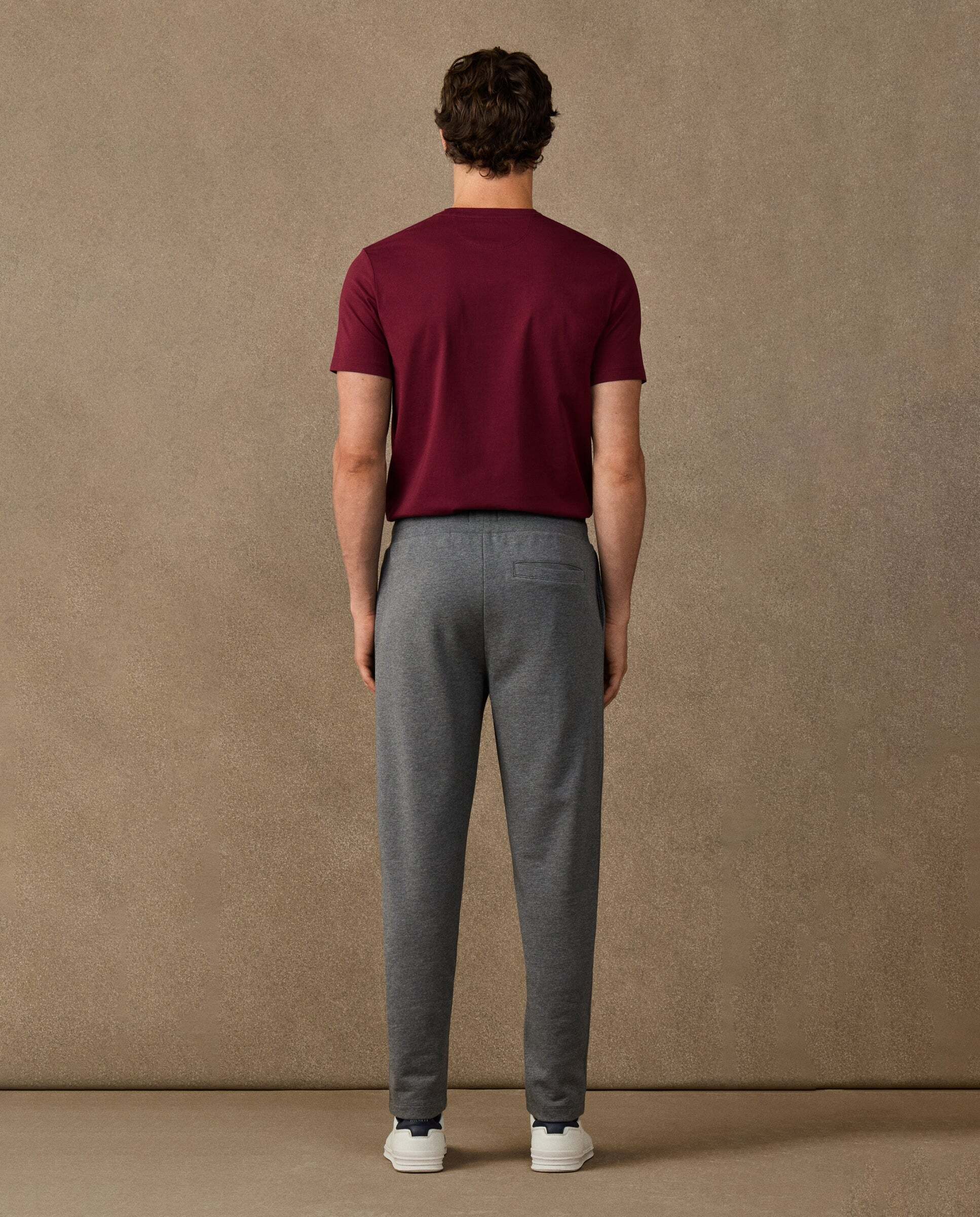 Jogger de felpa con logo - Hackett - Gris Gris-3