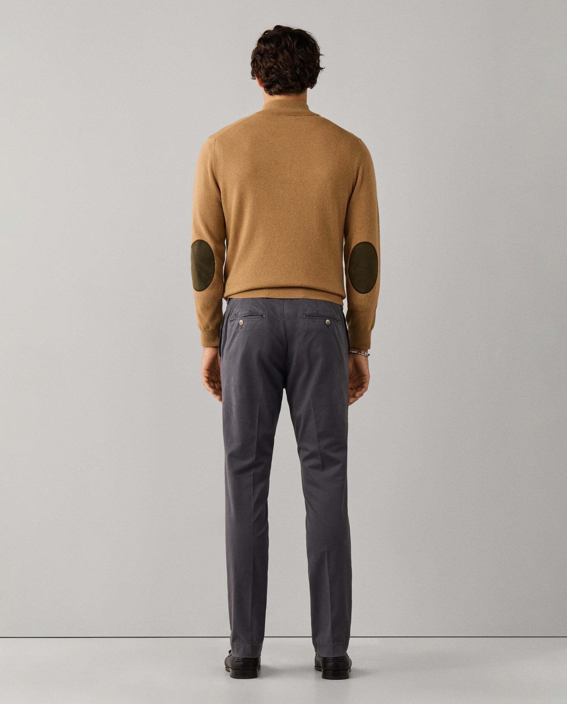 Chino kensington algodón elástico fit slim - Hackett - Gris Gris-3