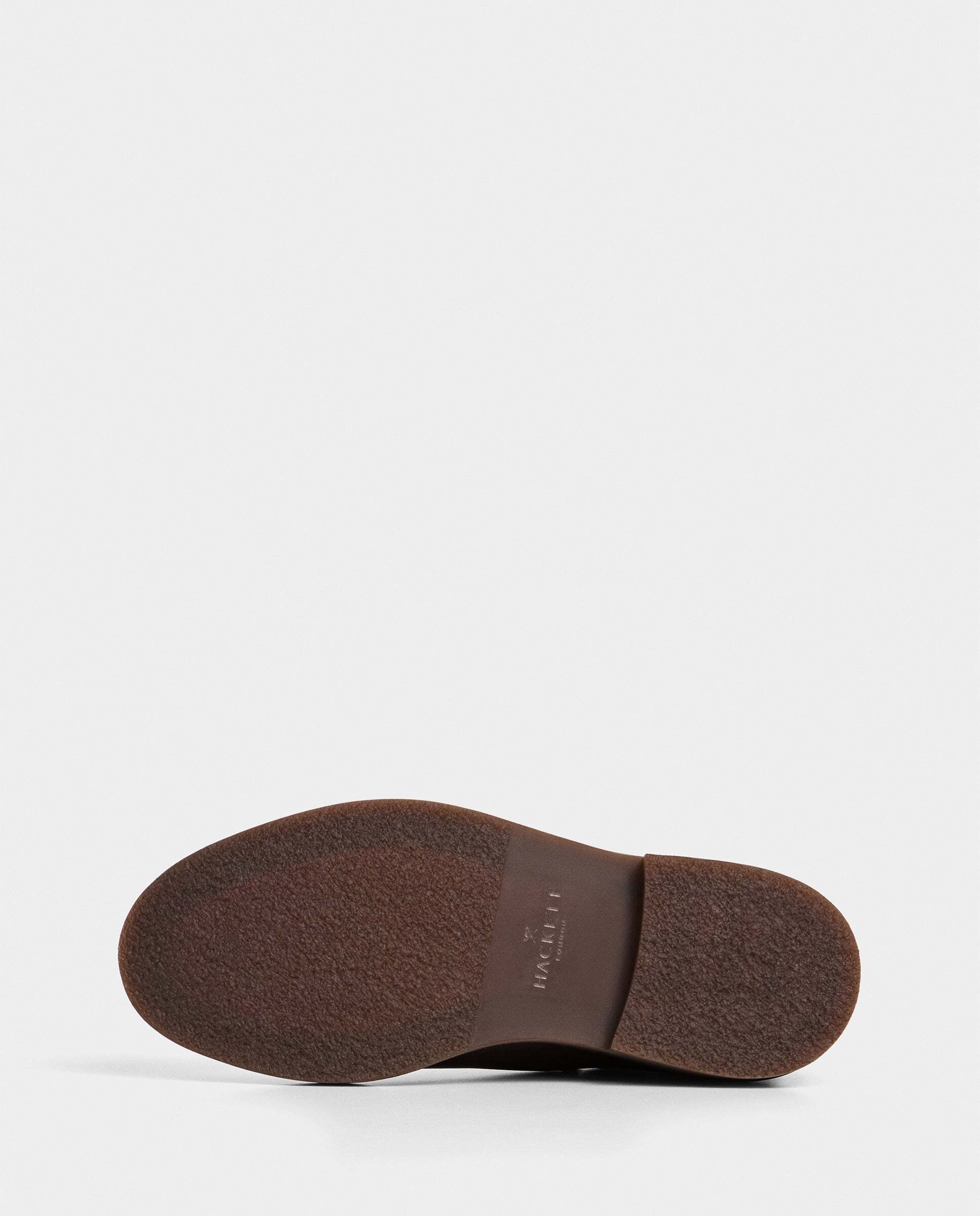 Imagen 6 de Botas de hombre chelsea de piel elsted - Hackett - Marrón oscuro Marrón oscuro