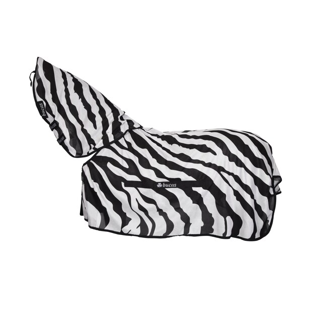 Imagen 0 de Manta antimoscas con cuello desmontable Cebra Buzz-Off Zebra Bucas
