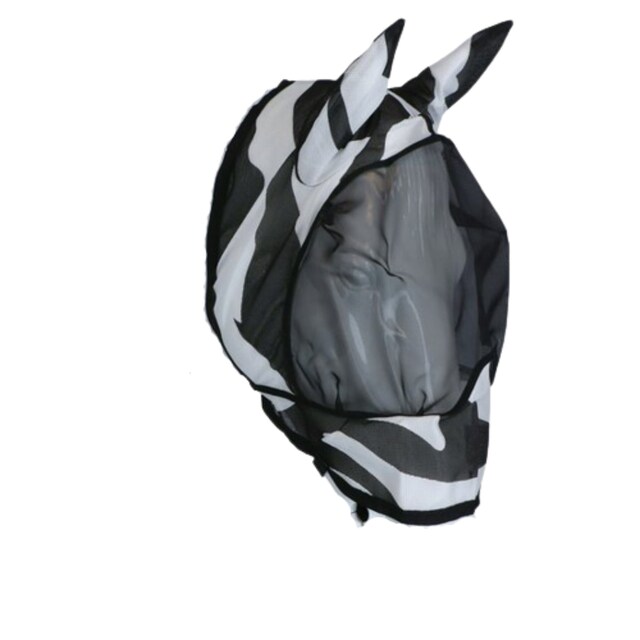 Imagen 0 de Máscara antimoscas con Orejeras Cebra Buzz-Off Zebra Deluxe Fly Mask Bucas