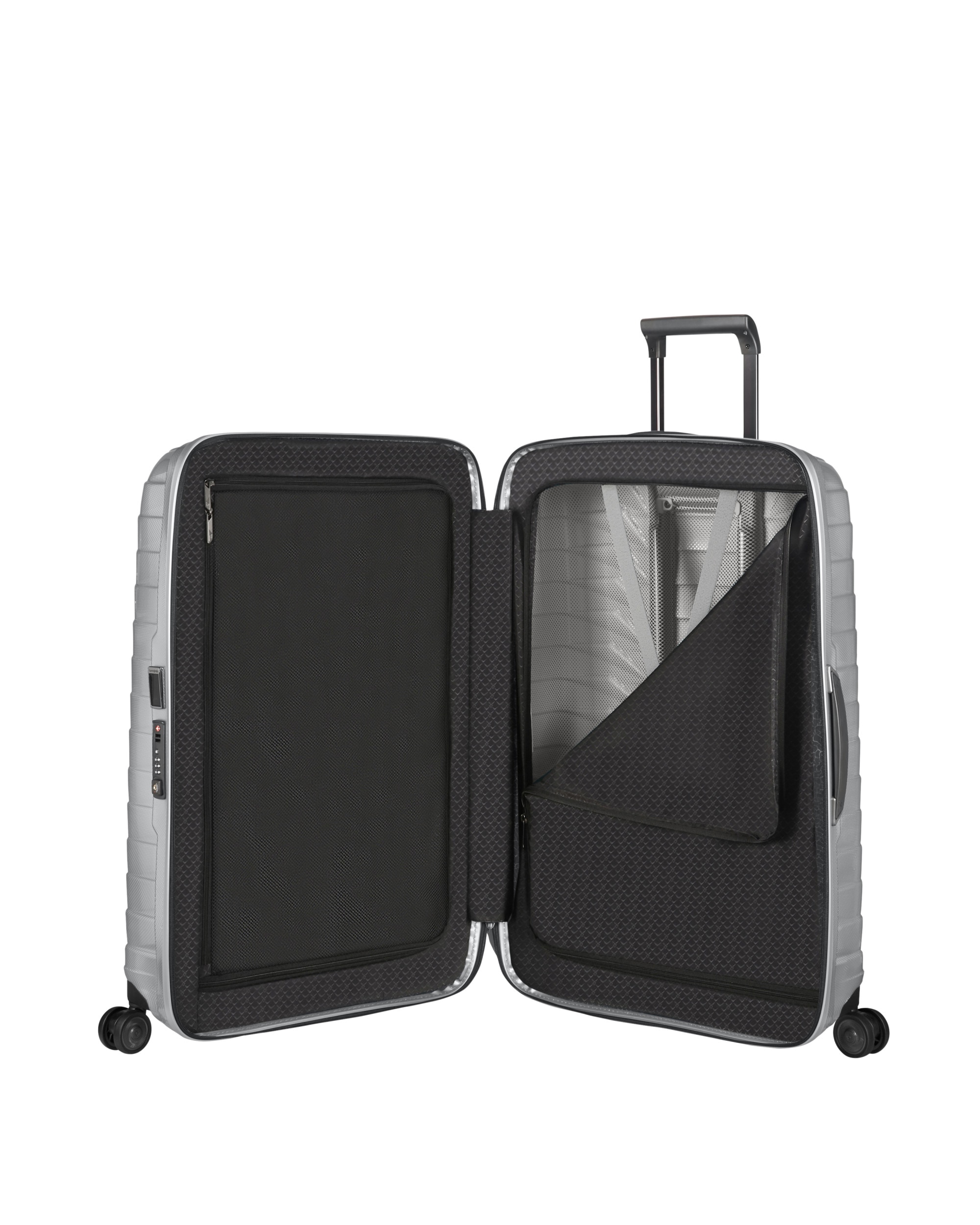 Maleta grande Proxis 75/28 rígida con capacidad de 98 L - Samsonite Plata-3