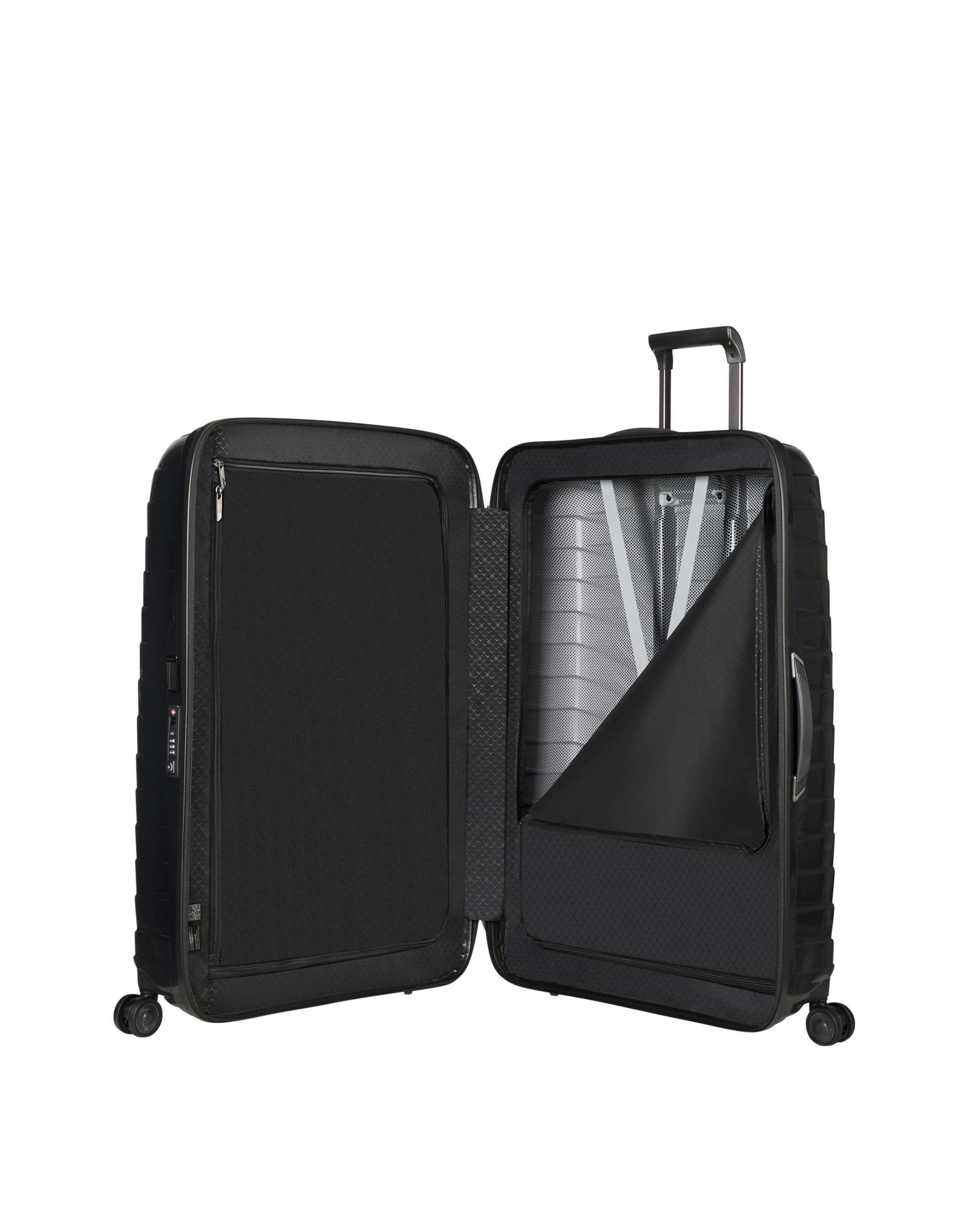 Maleta extra grande Proxis 81/30 rígida con capacidad de 125 L - Samsonite - Negro Negro-3