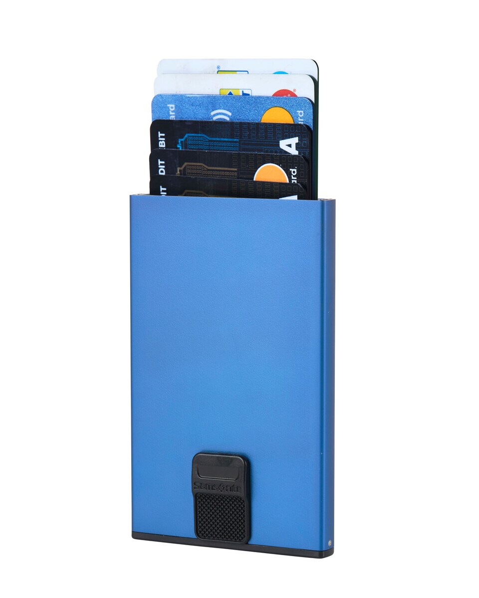 Cartera Alu Fit de aluminio con capacidad de tarjetas