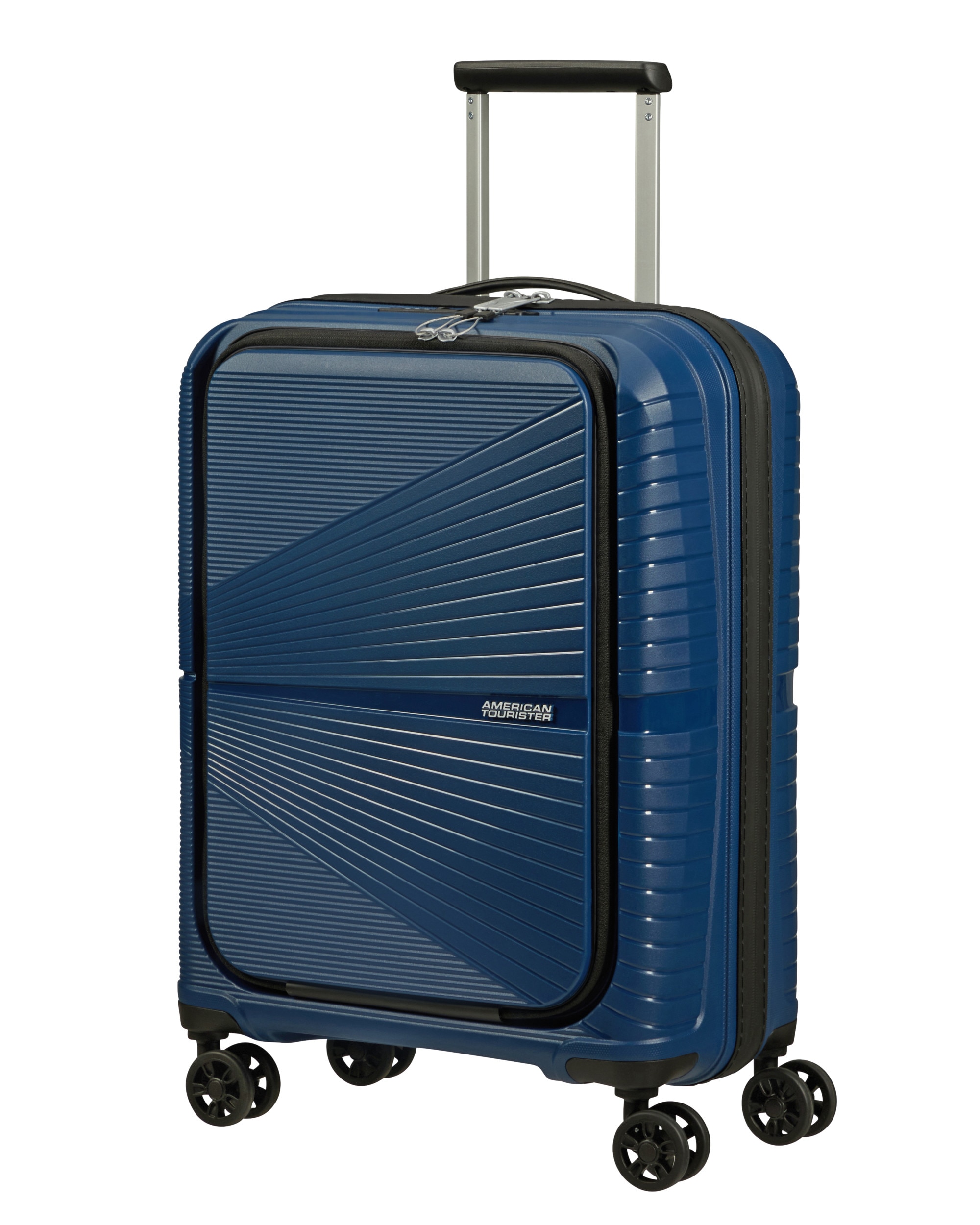 Maleta de cabina Airconic Spinner rígida con capacidad de 34 L - American Tourister - Azul índigo Azul índigo-1