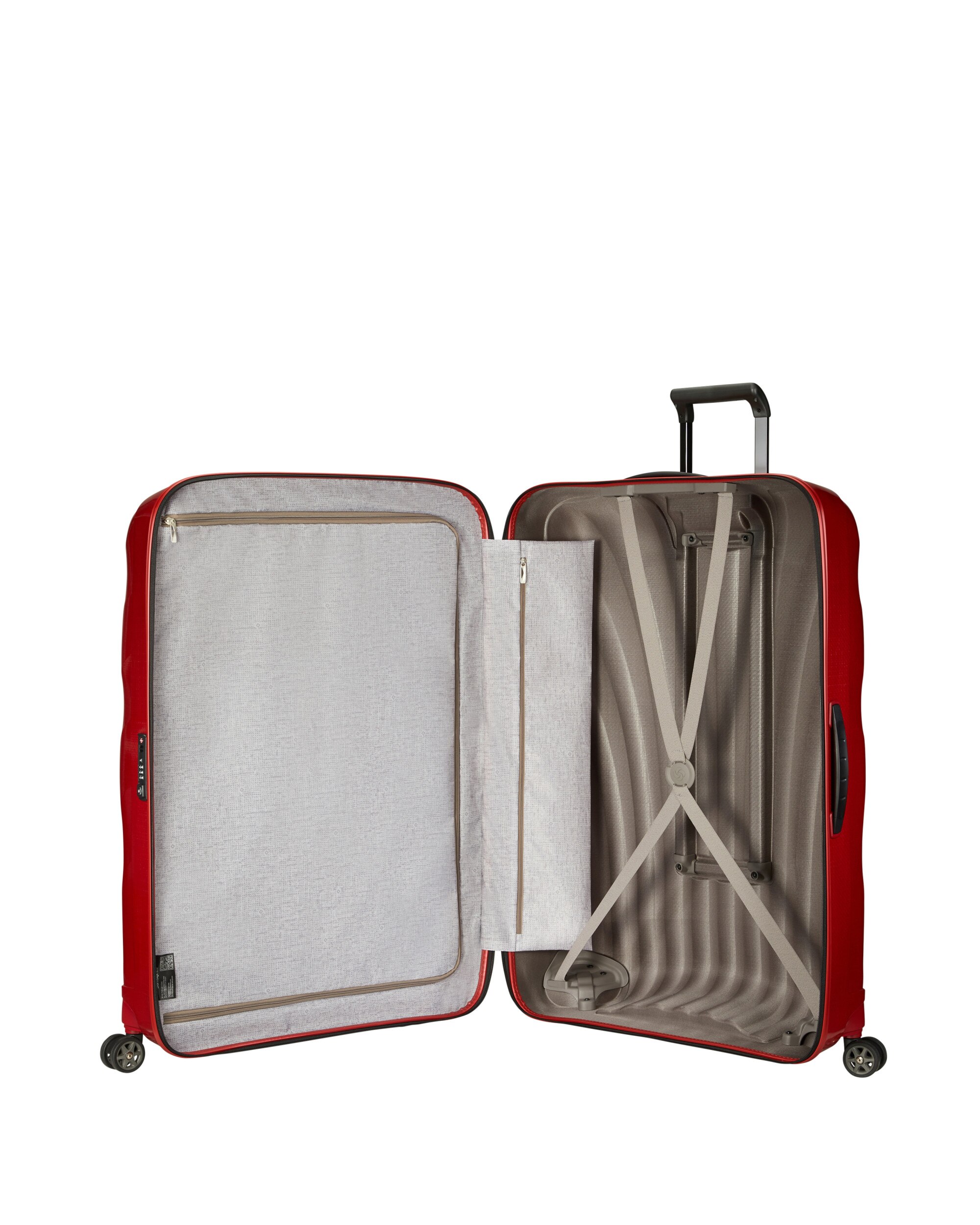 Maleta extra grande C-Lite Spinner 86/33 rígida con capacidad de 144 L - Samsonite - Rojo Rojo-3
