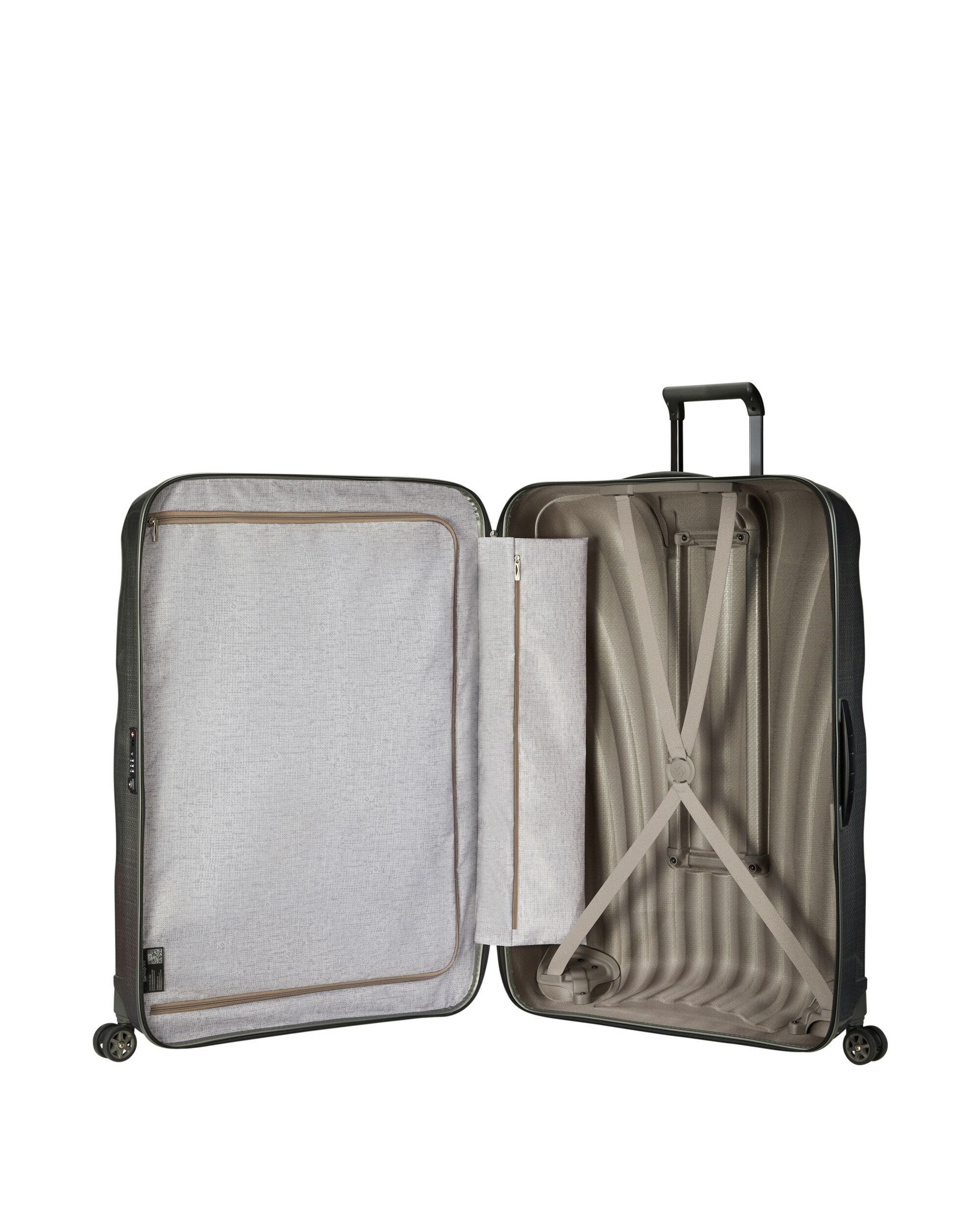 Maleta extra grande C-Lite Spinner 86/33 rígida con capacidad de 144 L - Samsonite - Verde oscuro Verde oscuro-3