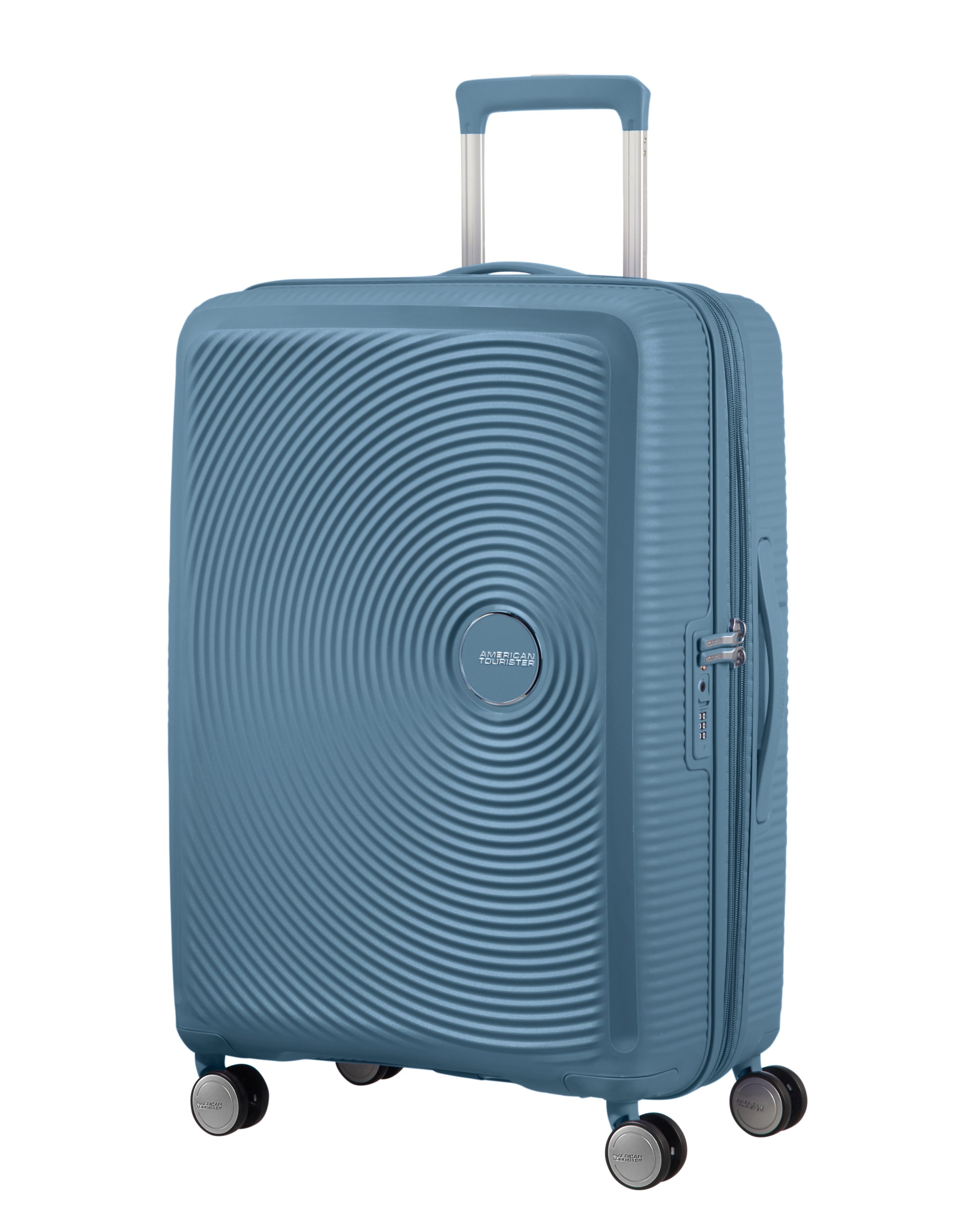 Maleta mediana Soundbox Spinner 67/24 Tsa Exp rígida con capacidad de 81 L - American Tourister - Azul claro Azul claro-1