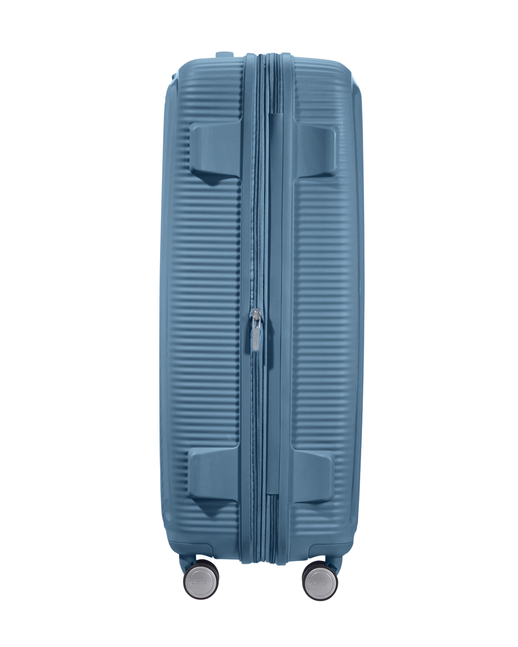 Maleta grande expandible SOUNDBOX rígida negra, con capacidad hasta 110L - American Tourister - Azul claro Azul claro-5