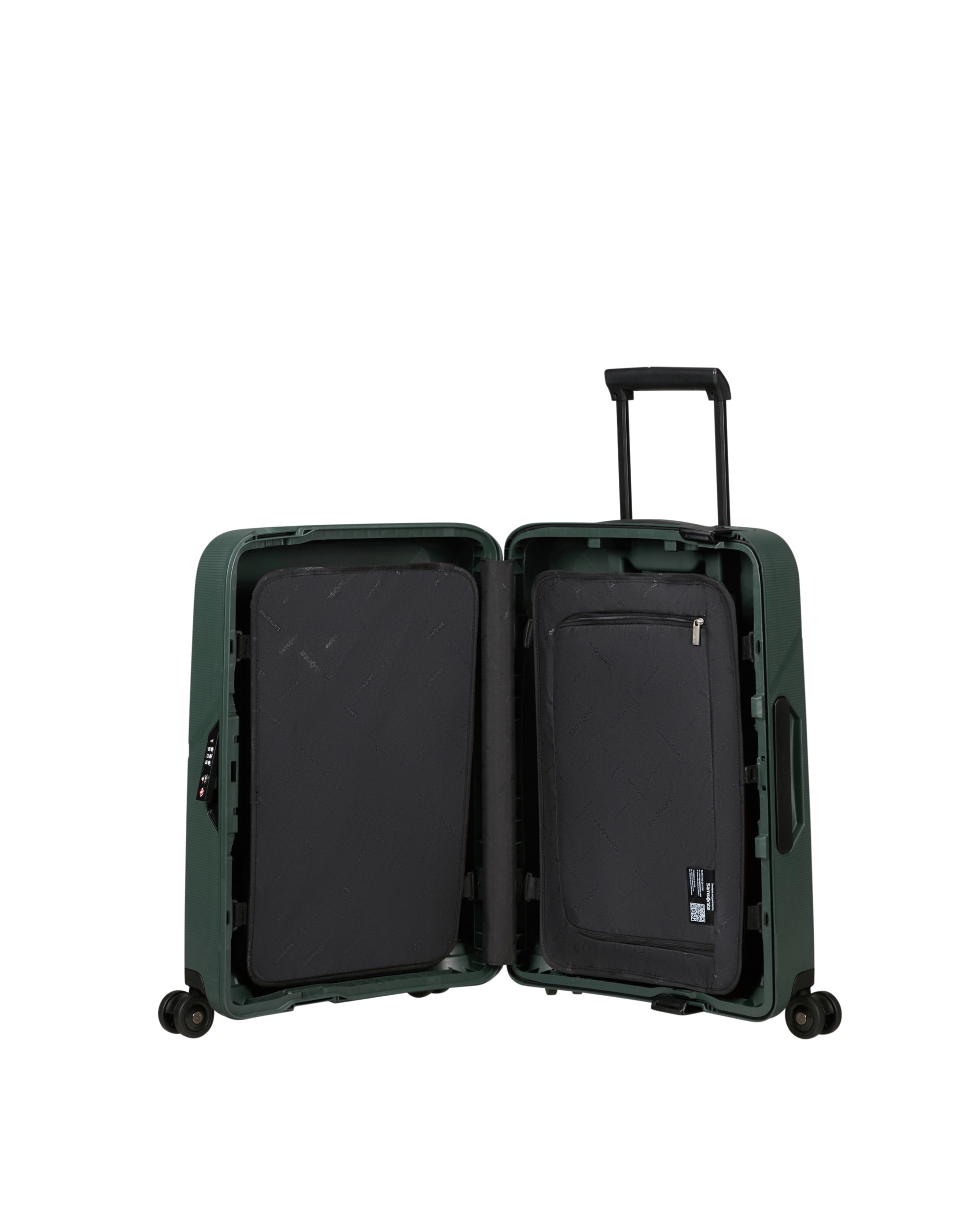 Maleta de cabina magnum 2 spinner 55/20 rígida con capacidad de 38 l. - Samsonite - Verde oscuro Verde oscuro-3