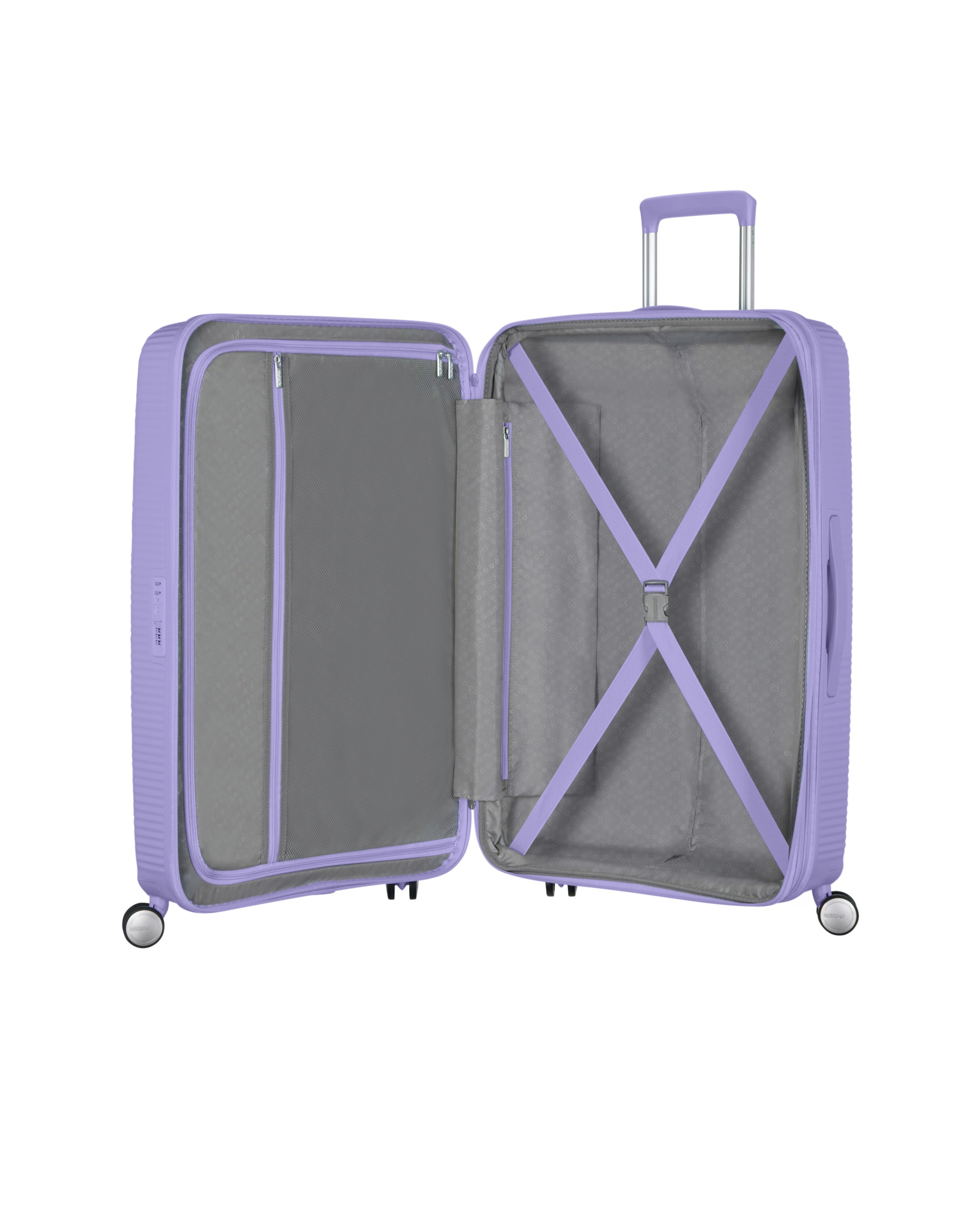 Maleta mediana Soundbox Spinner 67/24 Tsa Exp rígida con capacidad de 81 L - American Tourister - Lila Lila-3
