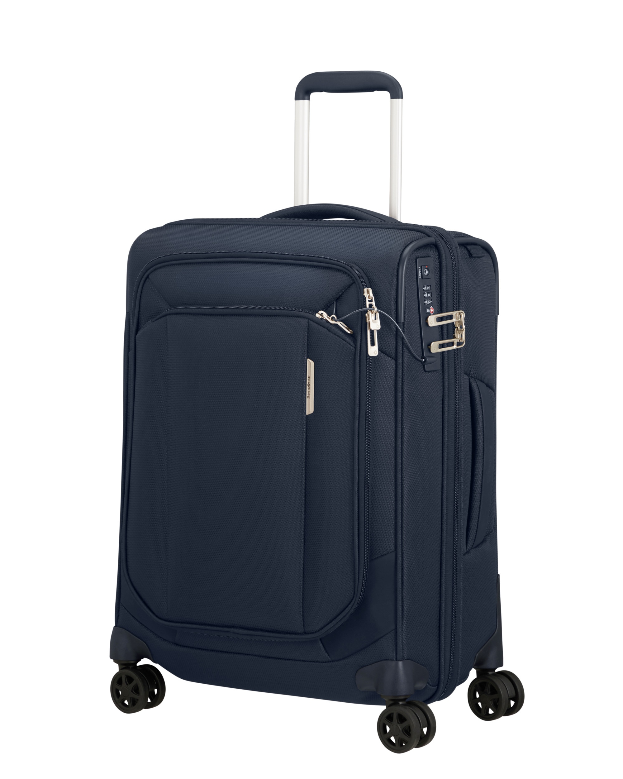 Maleta de cabina expandible Respark blanda con capacidad hasta 49 L - Samsonite - Azul índigo Azul índigo-1
